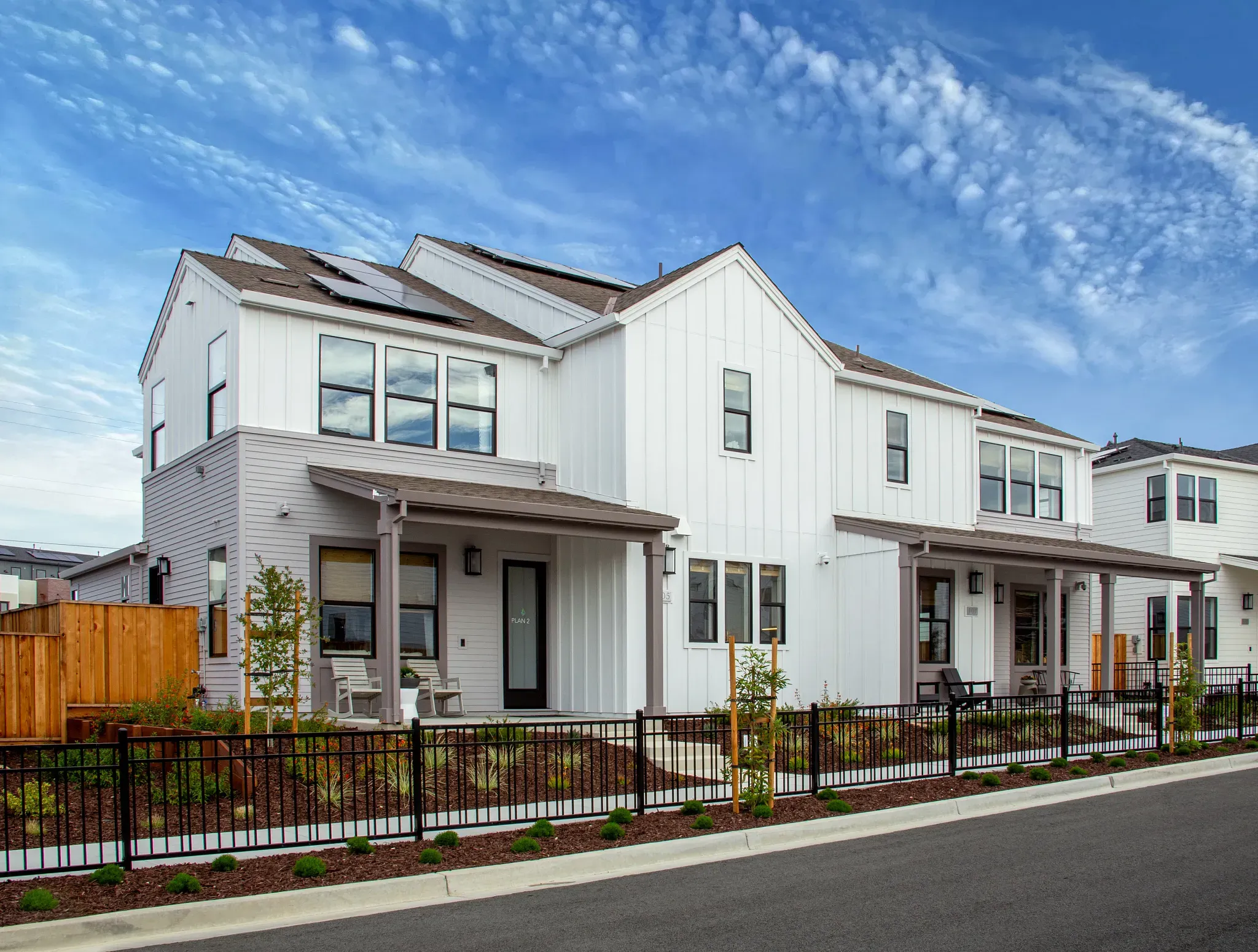 Bay House Plan 2 (left) & Plan 4 (right) Models