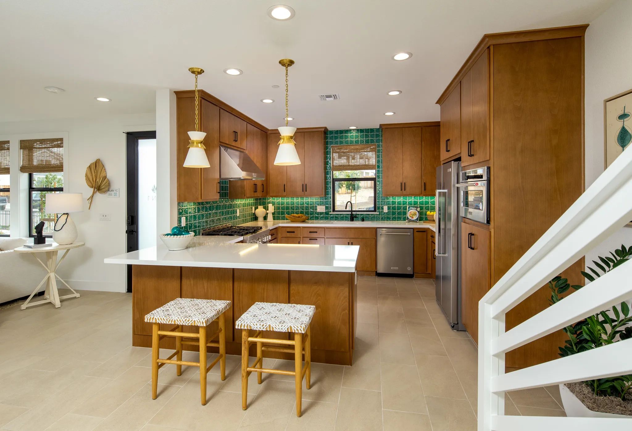 Bay House Plan 1 Model Kitchen