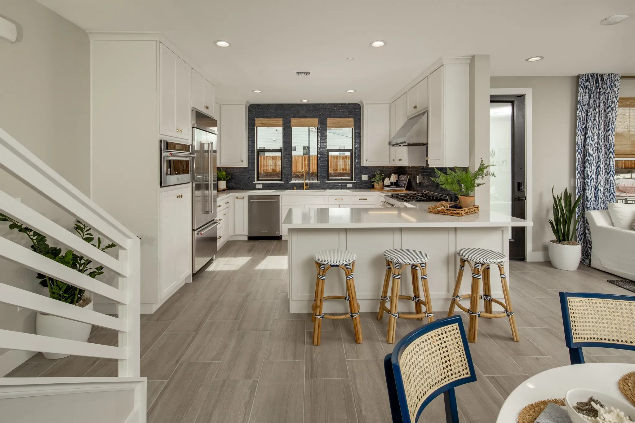 Bay House Plan 2 Model Kitchen