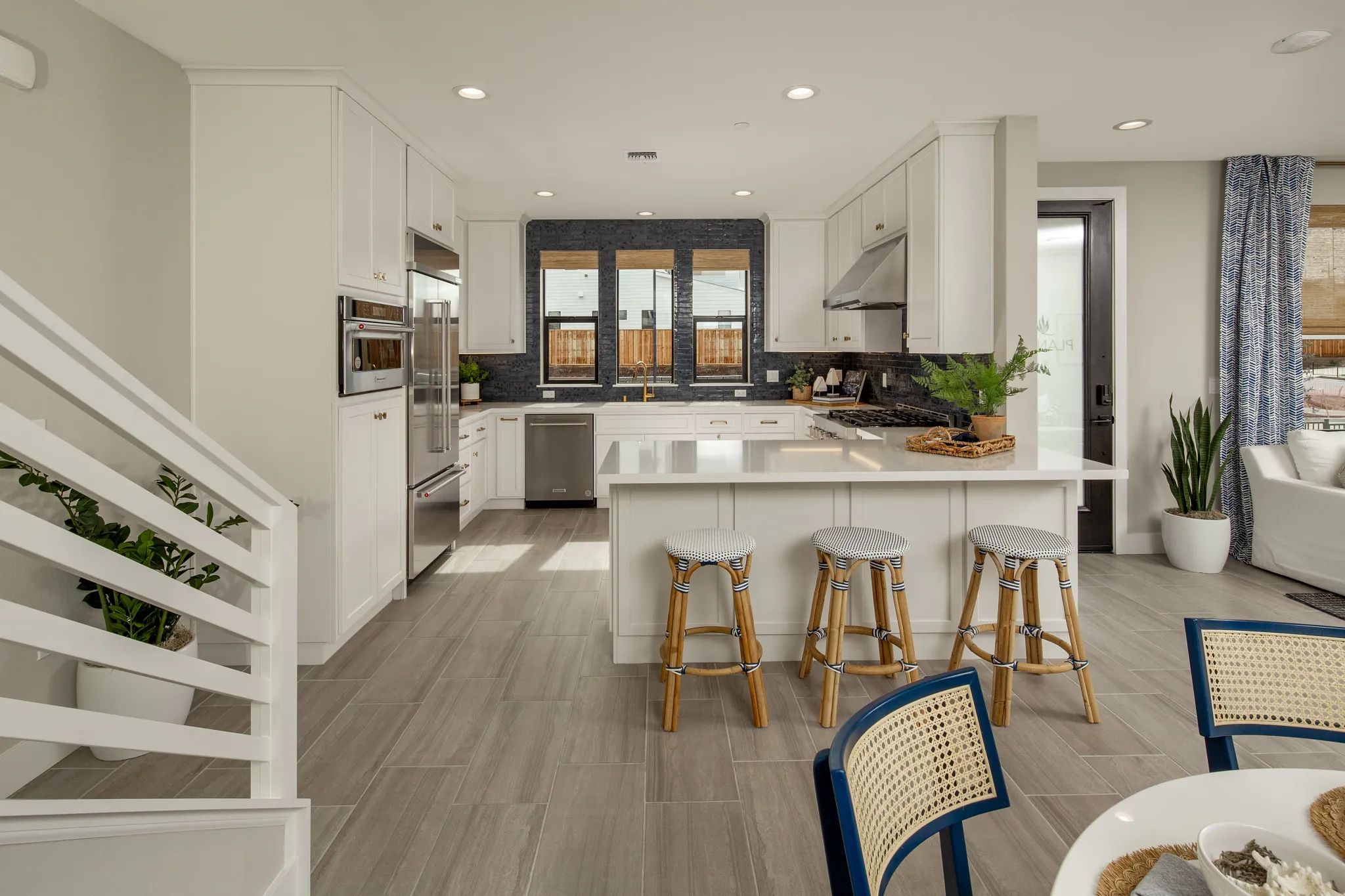 Bay House Plan 2 Model Kitchen