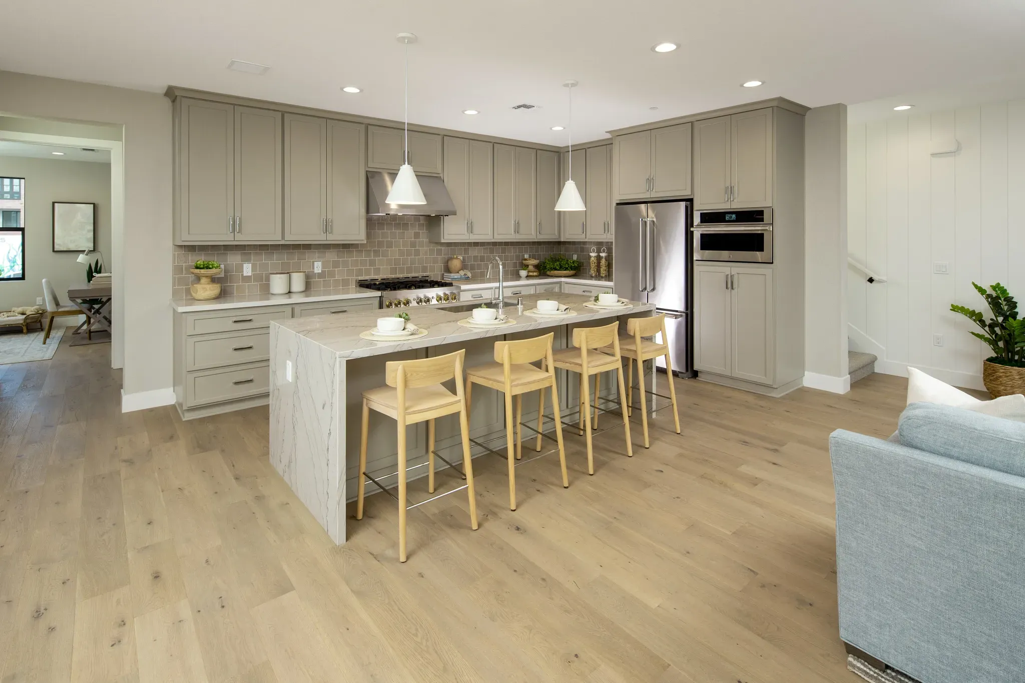 Bay House Plan 3 Model Kitchen