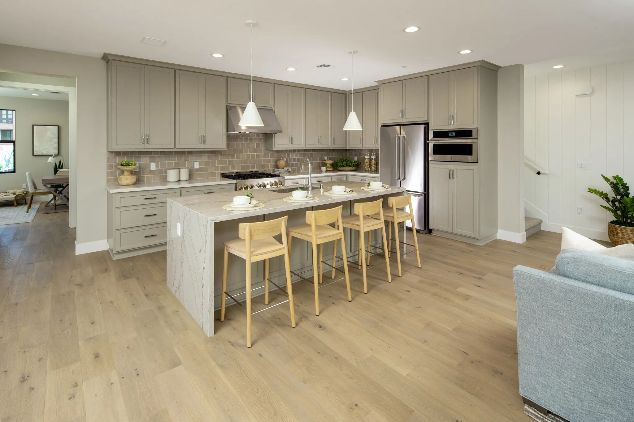 Bay House Plan 3 Model Kitchen