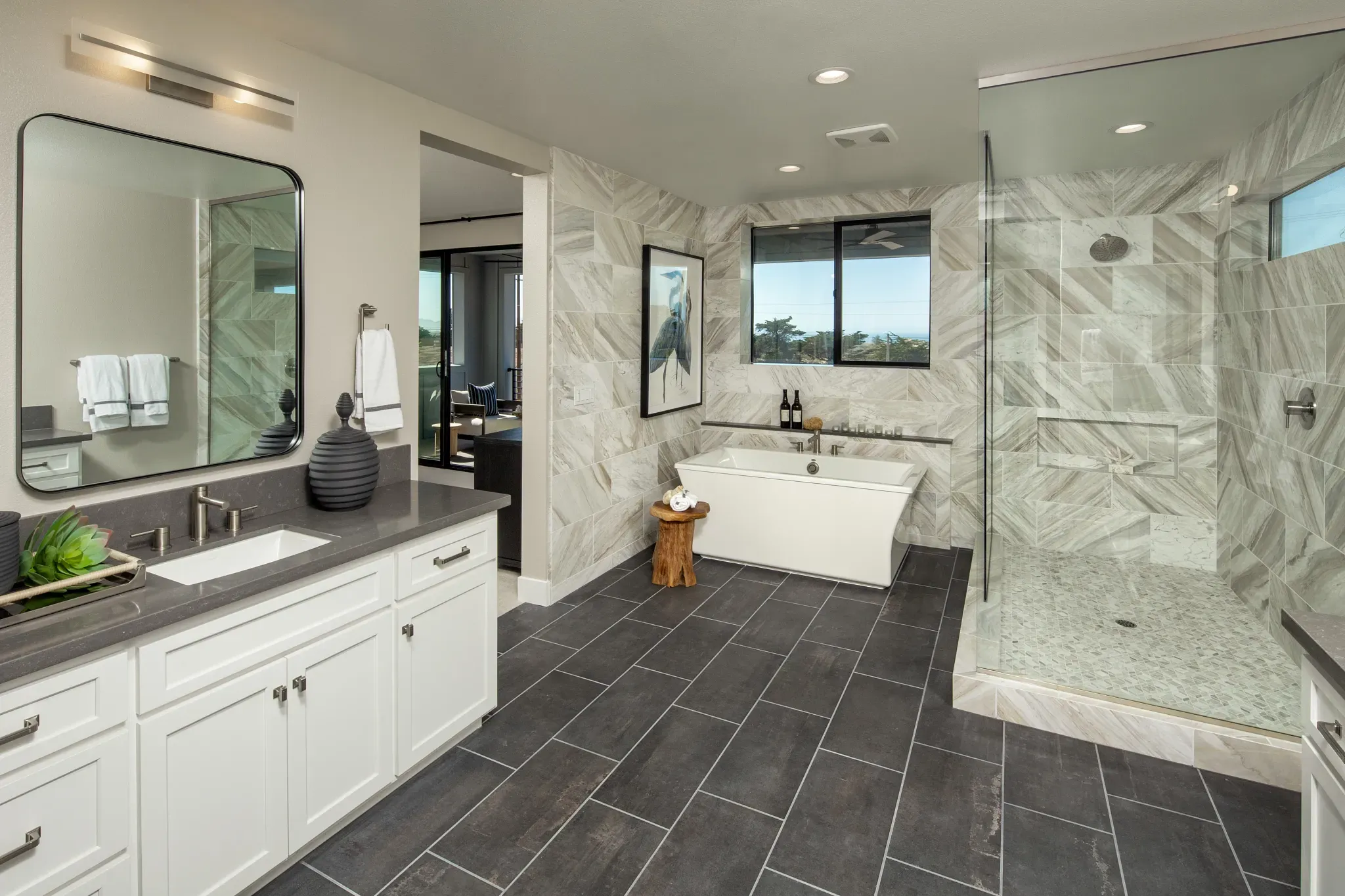 Sky House Plan Model Primary Bathroom