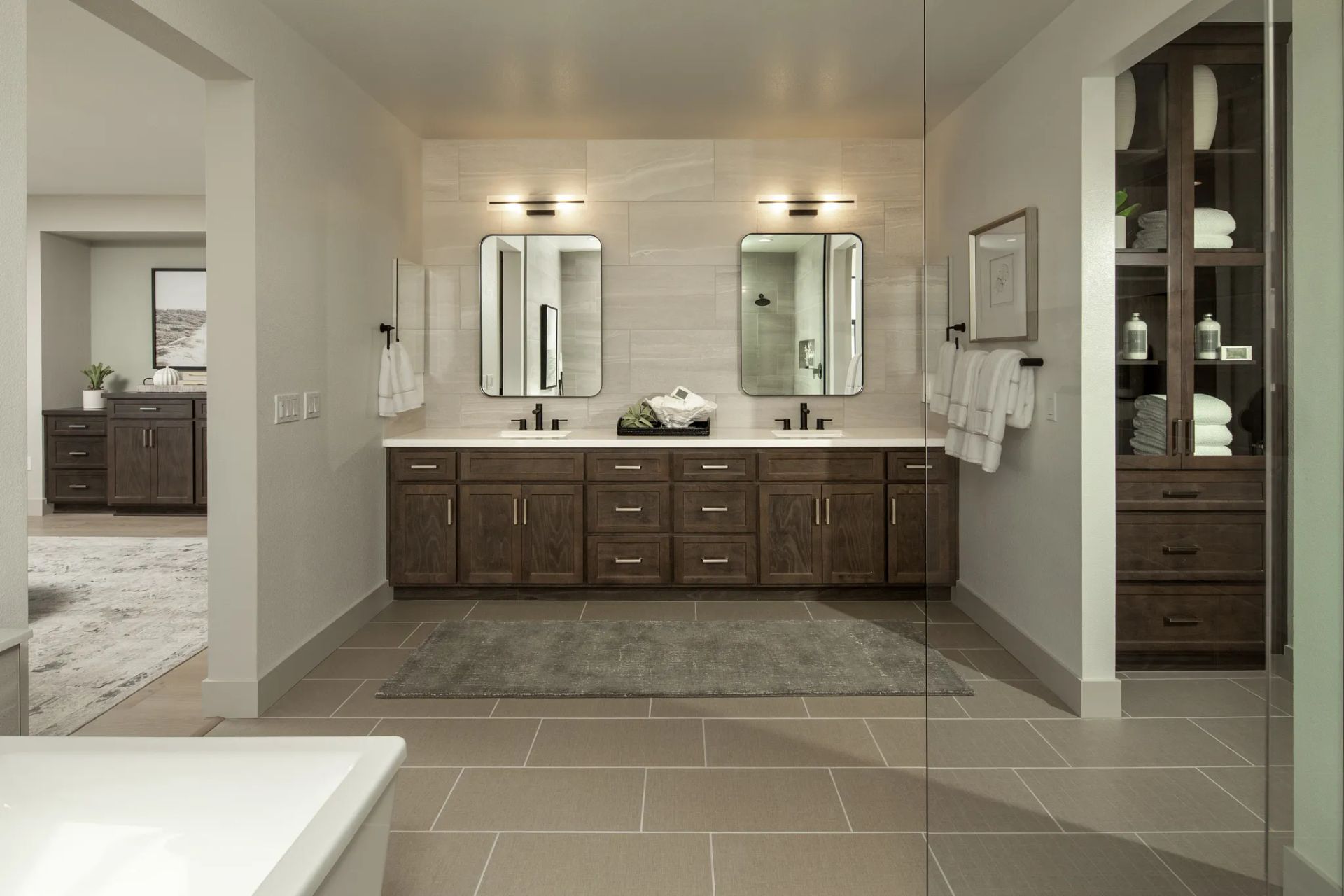 Sky House Plan Model Primary Bathroom