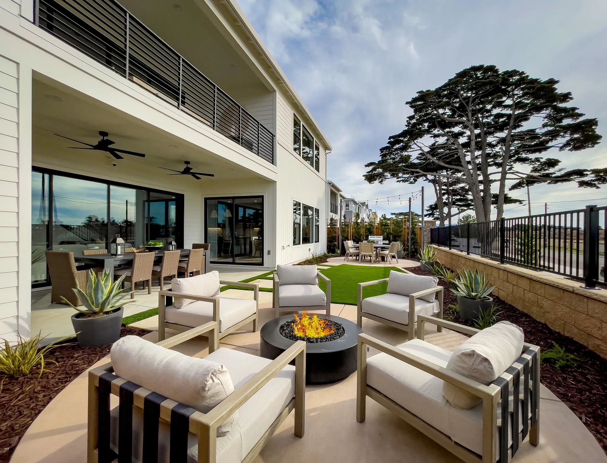 Sky House Model Backyard