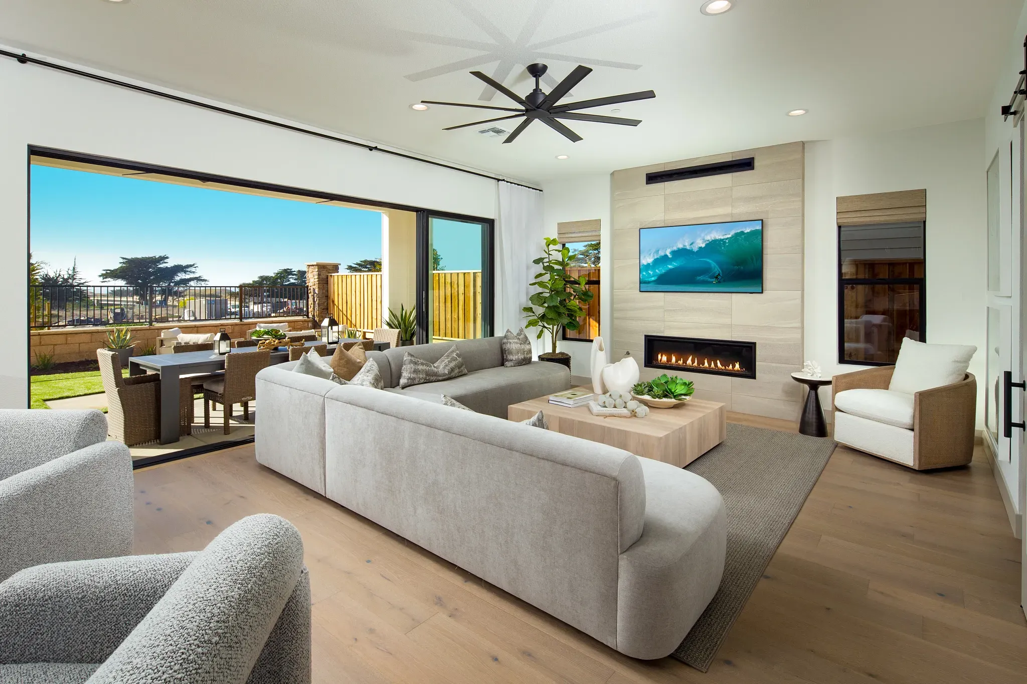 Sky House Model Great Room