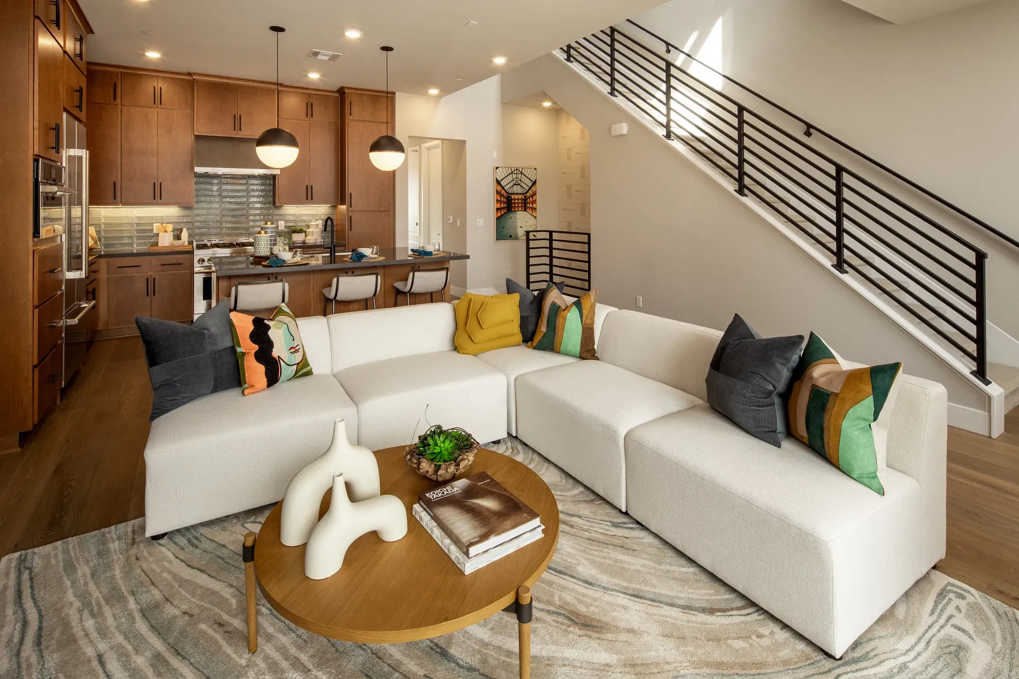Rooftops Plan 2 Model Great Room