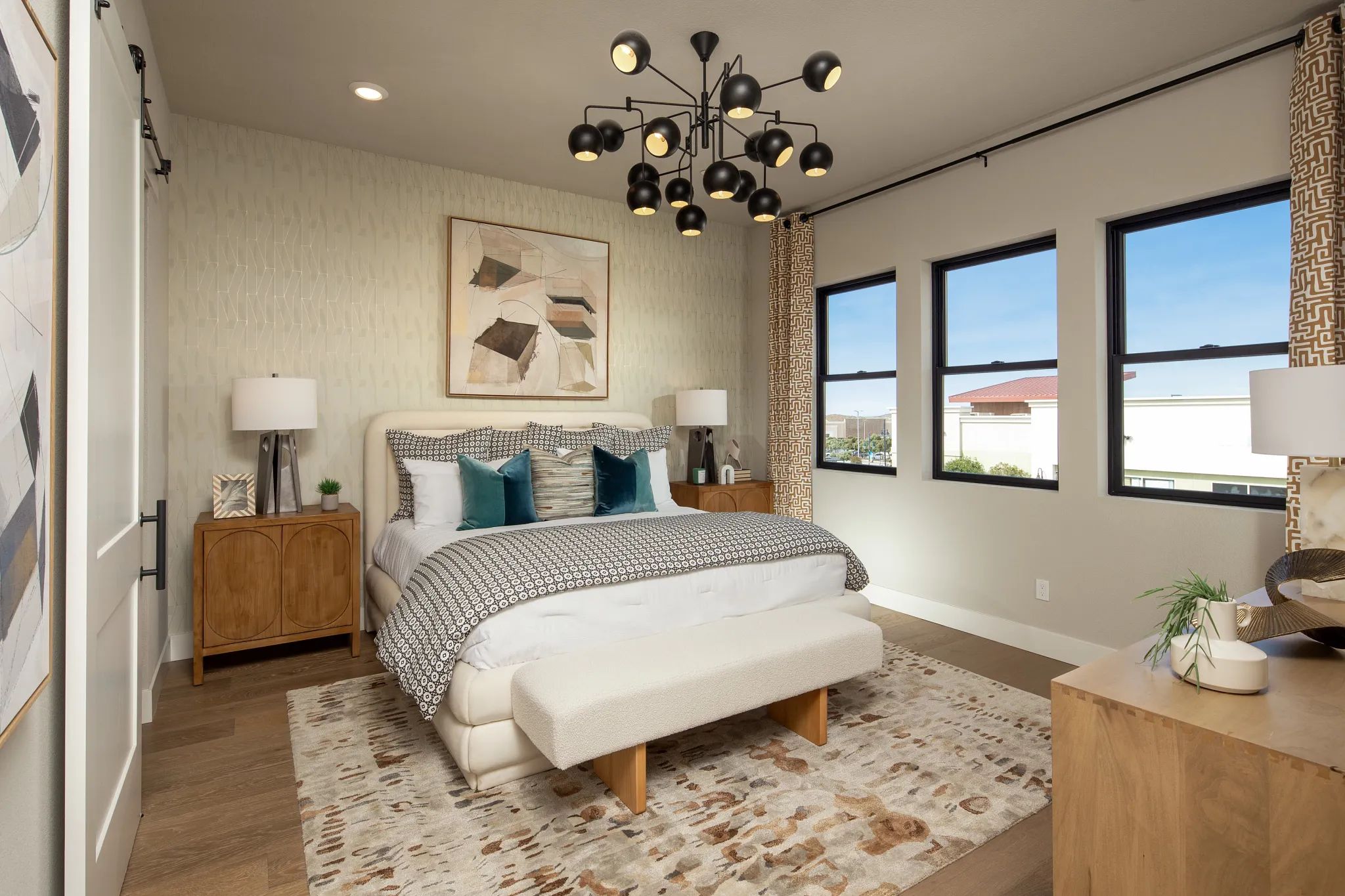 Plan 2 Model Primary Bedroom