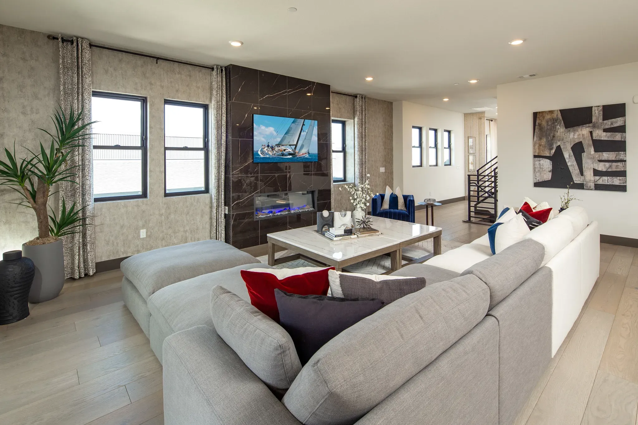 Rooftops Plan 5 Great Room