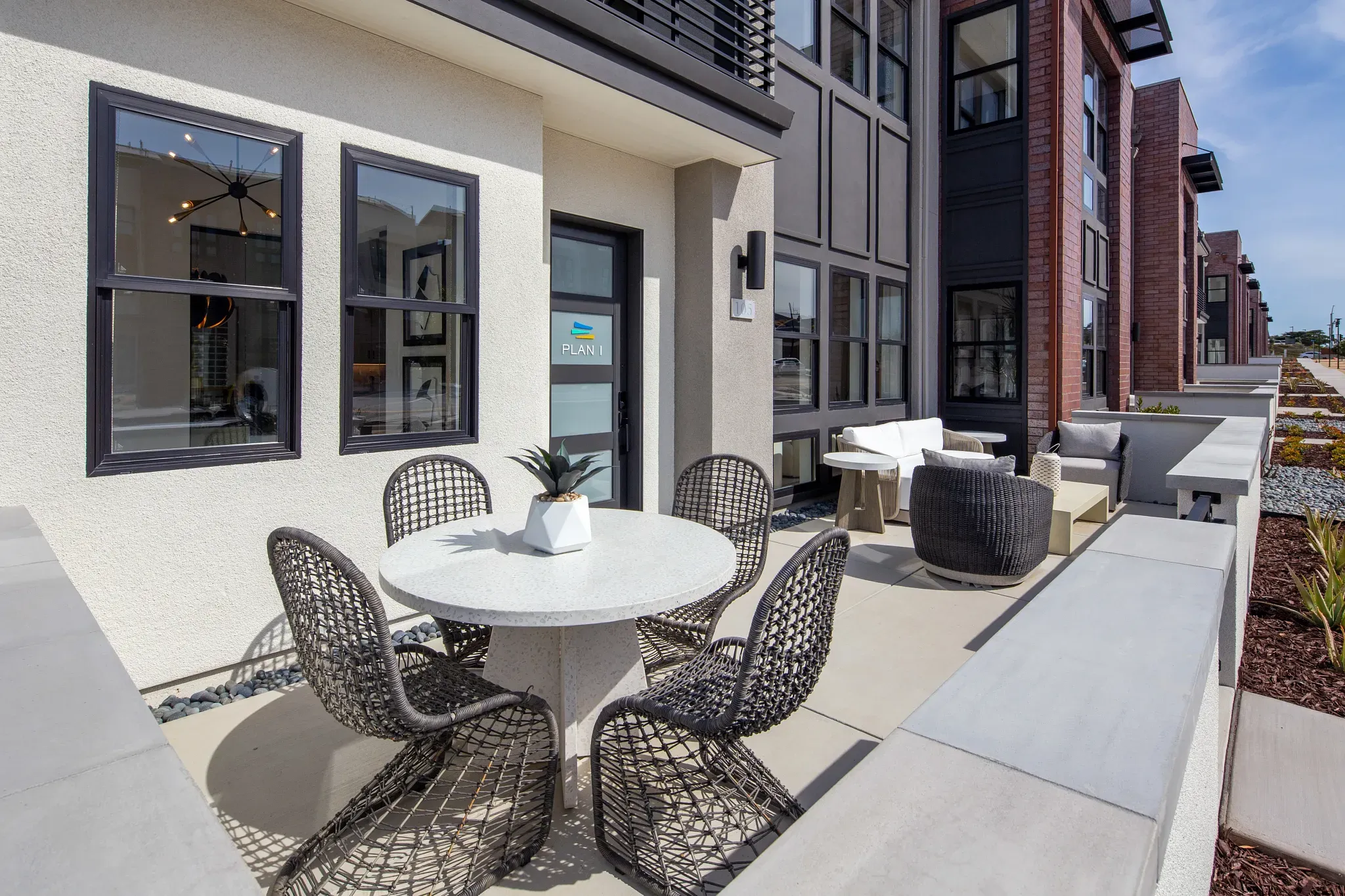 Rooftops Plan 1 Patio