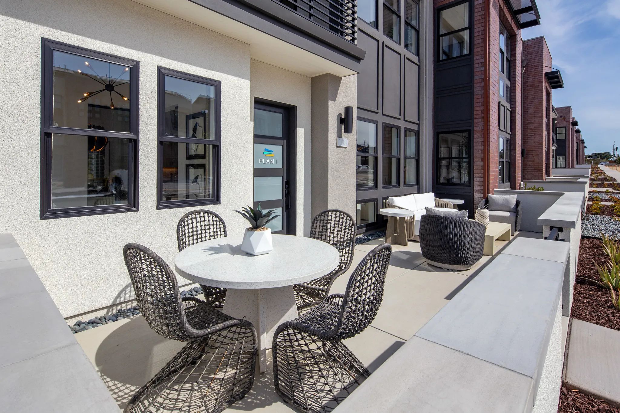 Rooftops Plan 1 Patio
