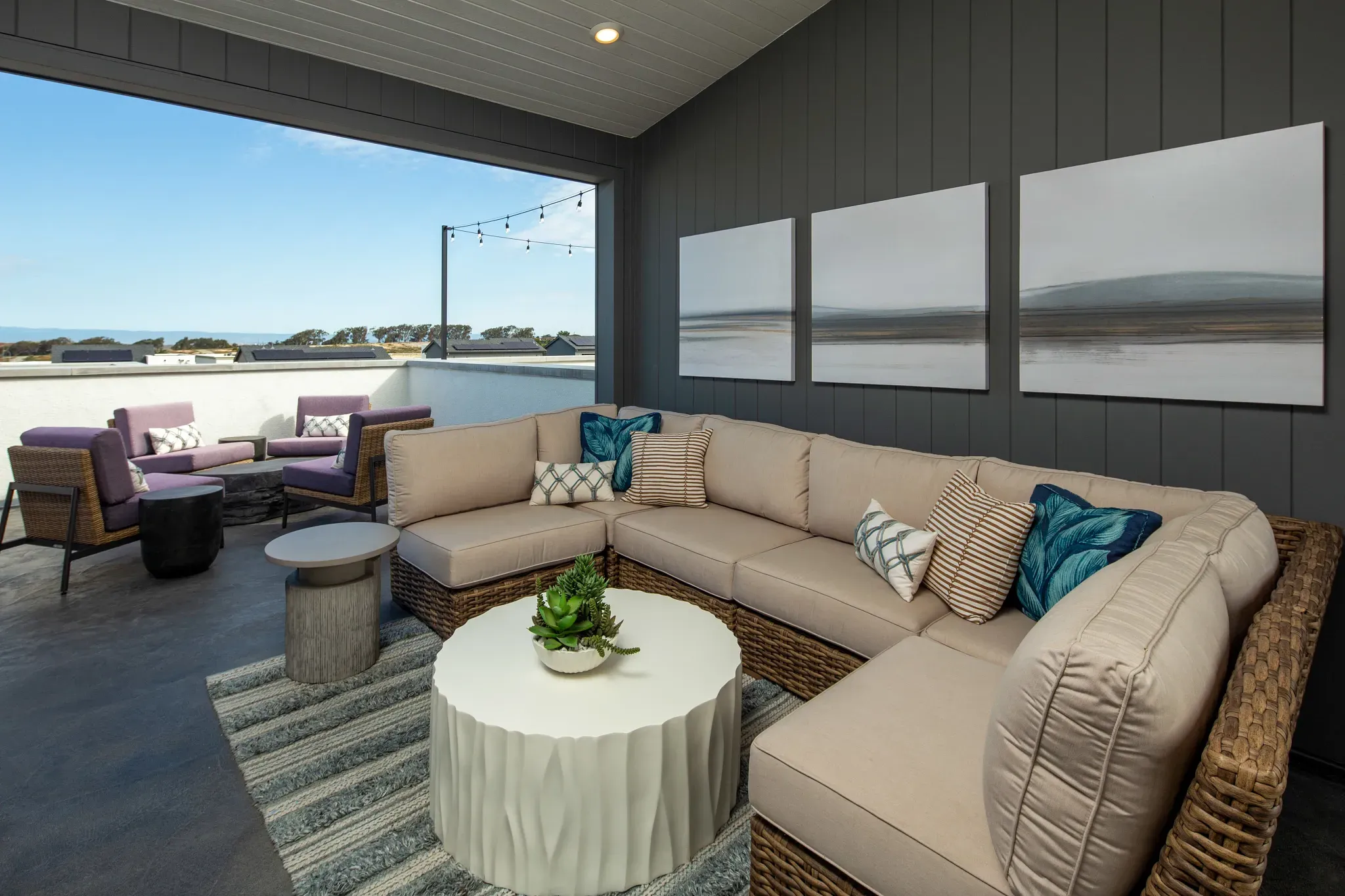 Rooftops Plan 3 Covered Rooftop Deck