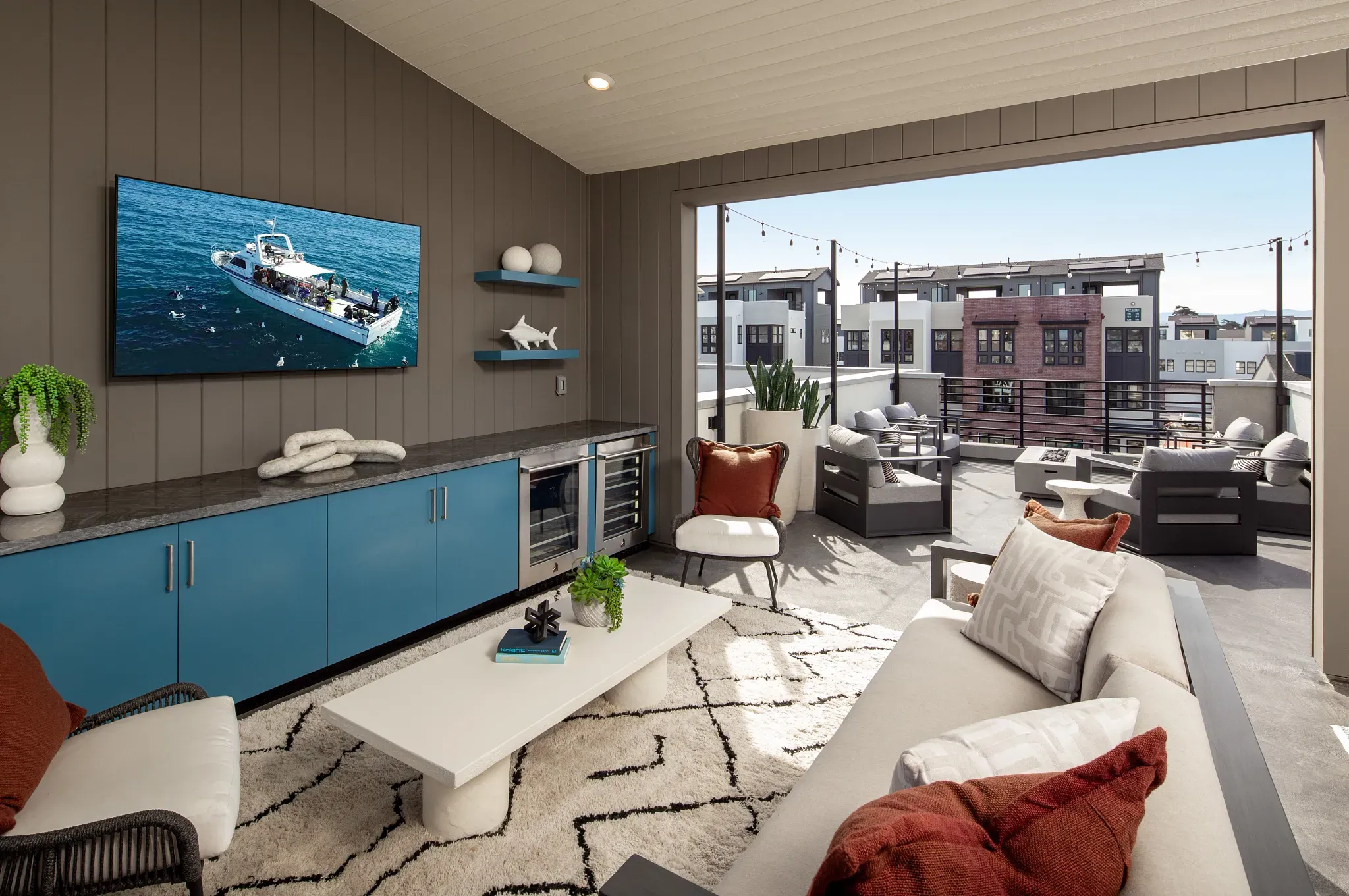 Rooftops Plan 5 Covered Rooftop Deck