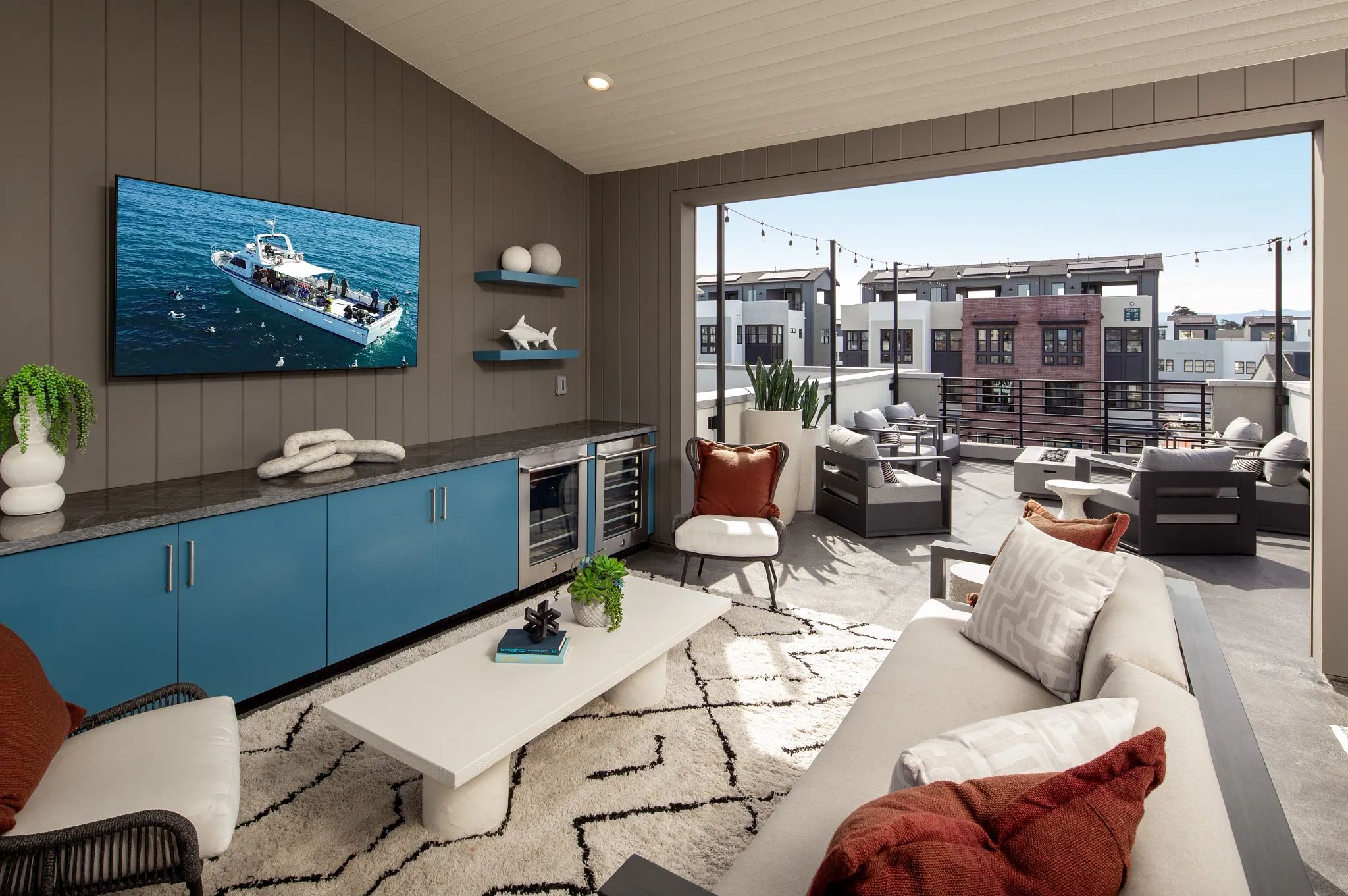 Rooftops Plan 5 Covered Rooftop Deck