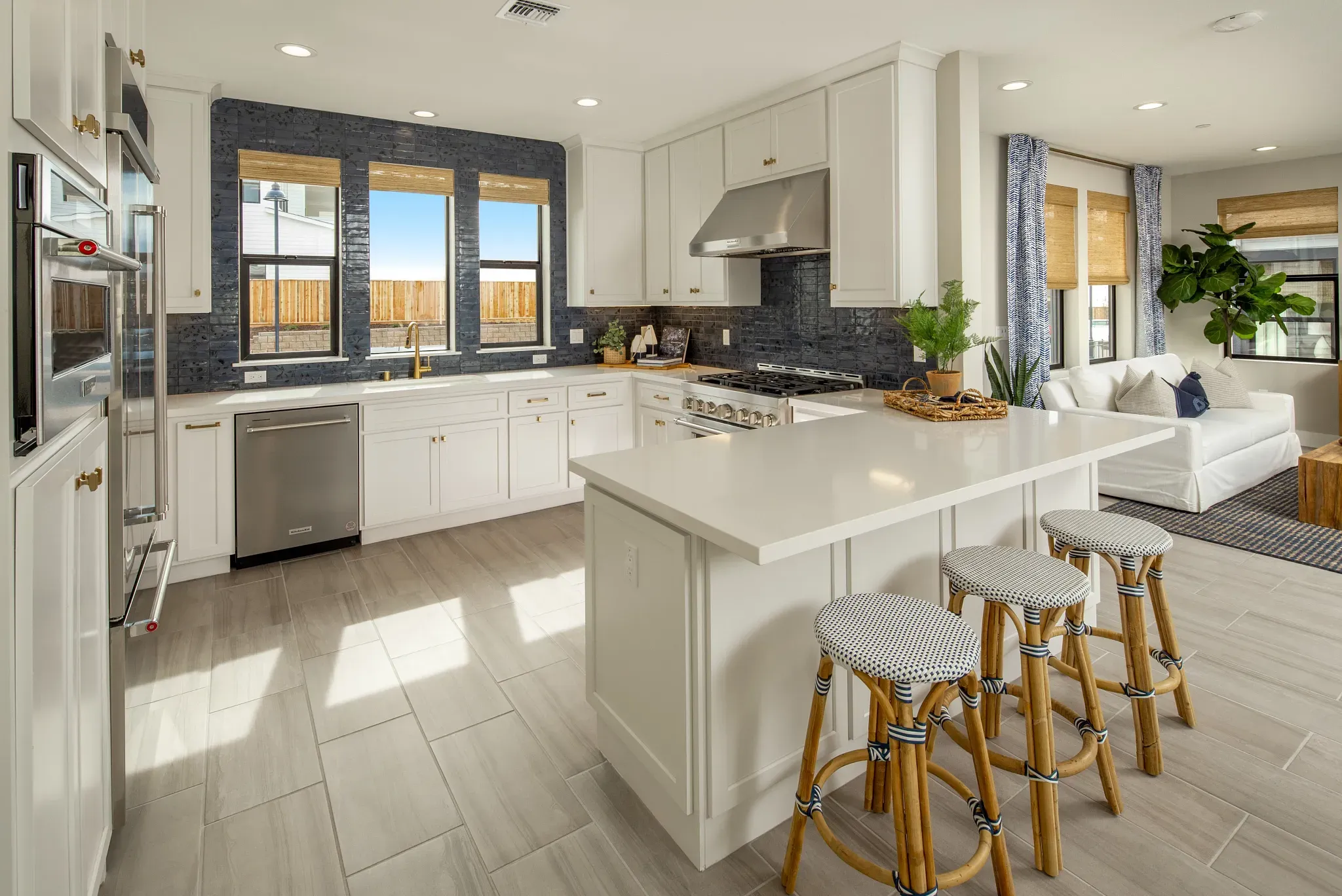 Bay House Plan 2 Model Kitchen