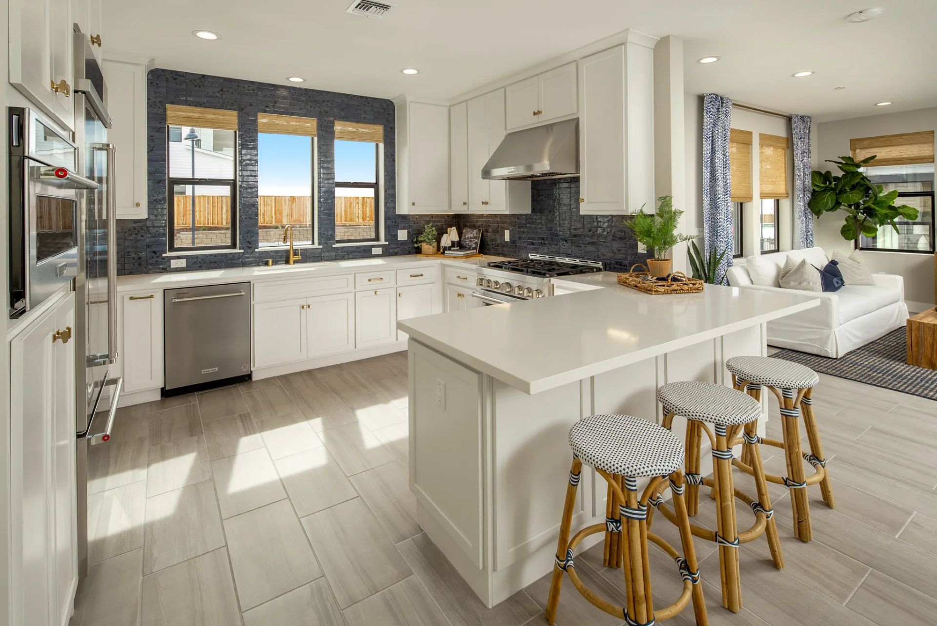 Bay House Plan 2 Model Kitchen