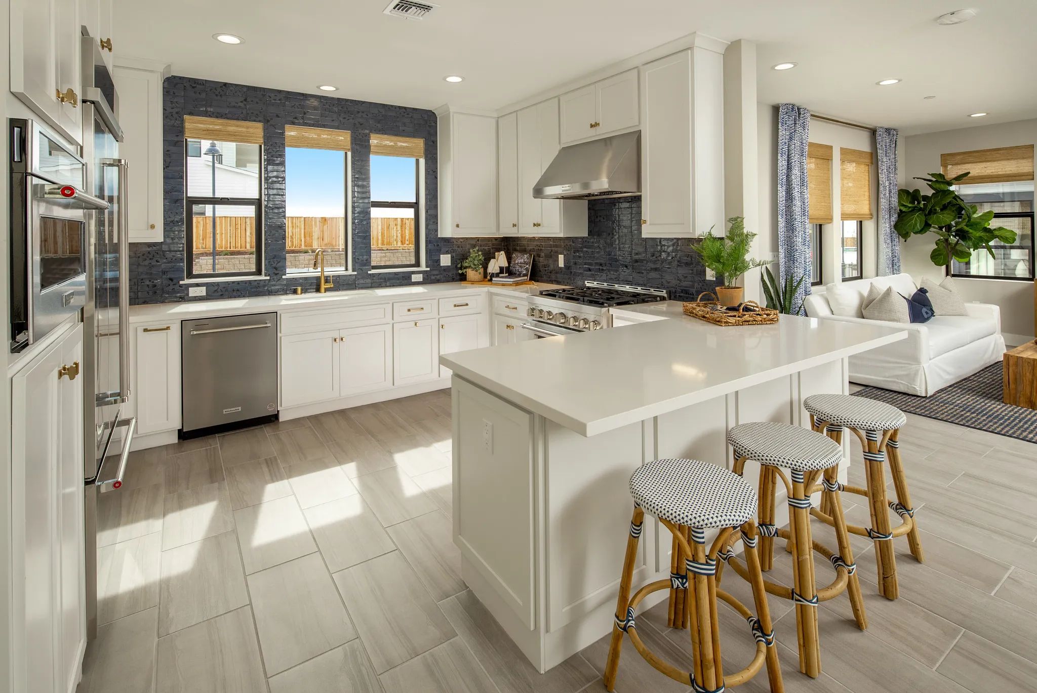 Bay House Plan 2 Model Kitchen