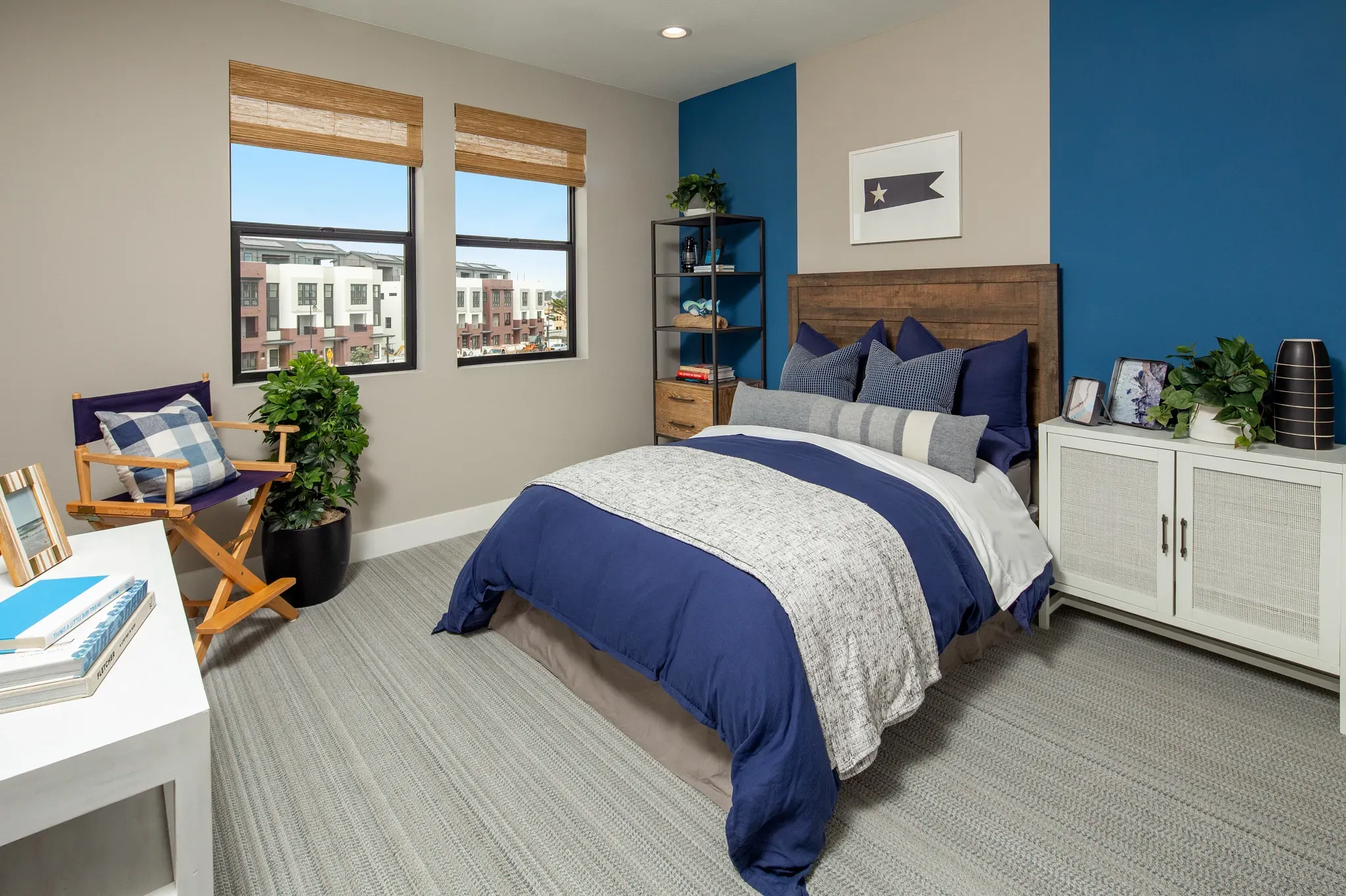 Bay House Plan 2 Model Bedroom