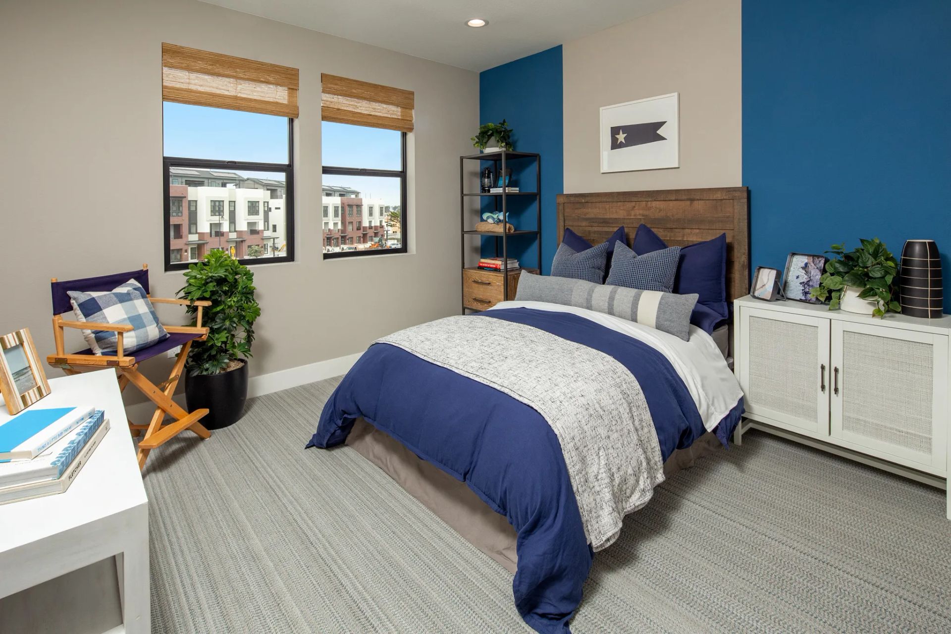 Bay House Plan 2 Model Bedroom