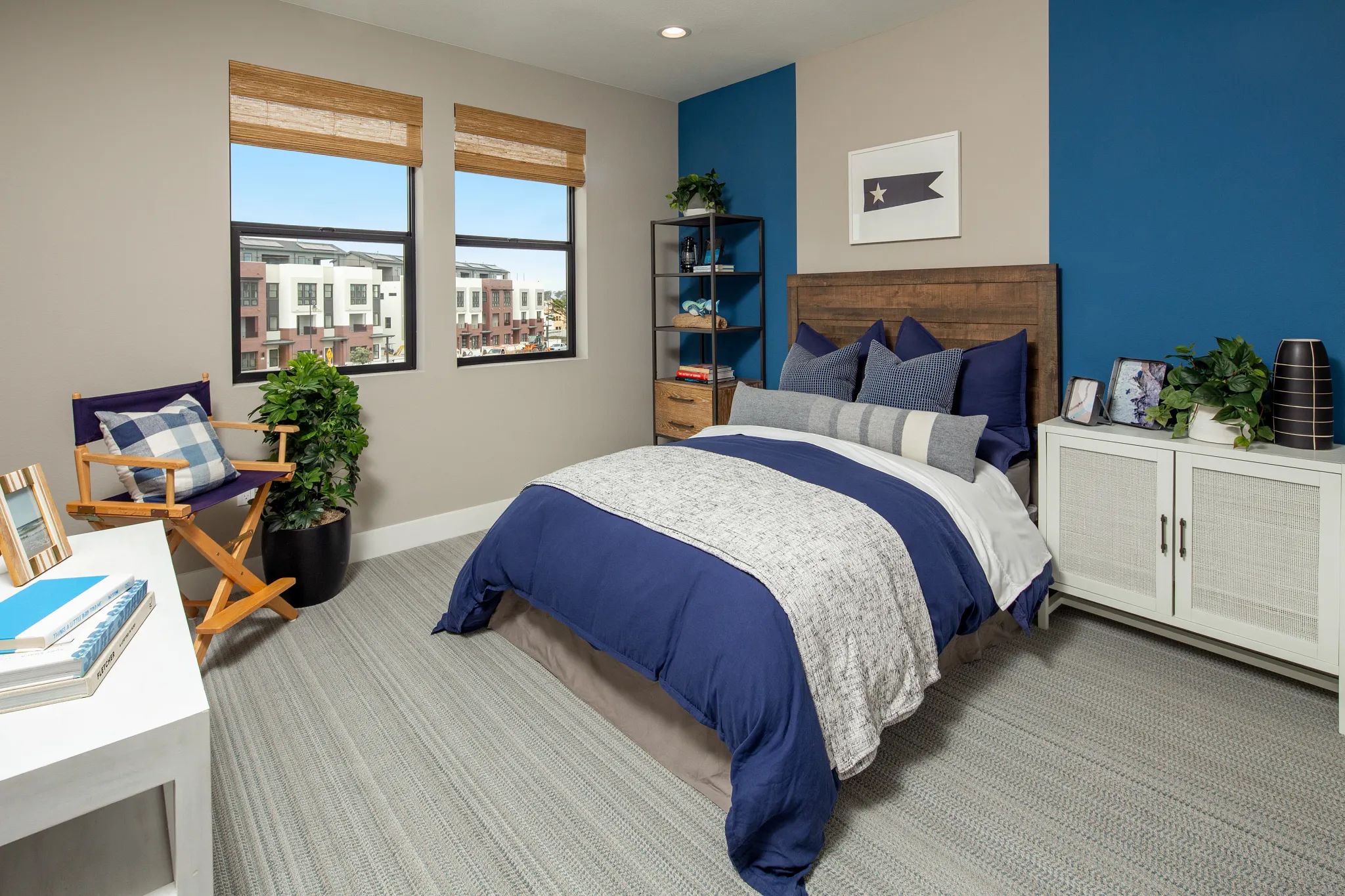 Bay House Plan 2 Model Bedroom