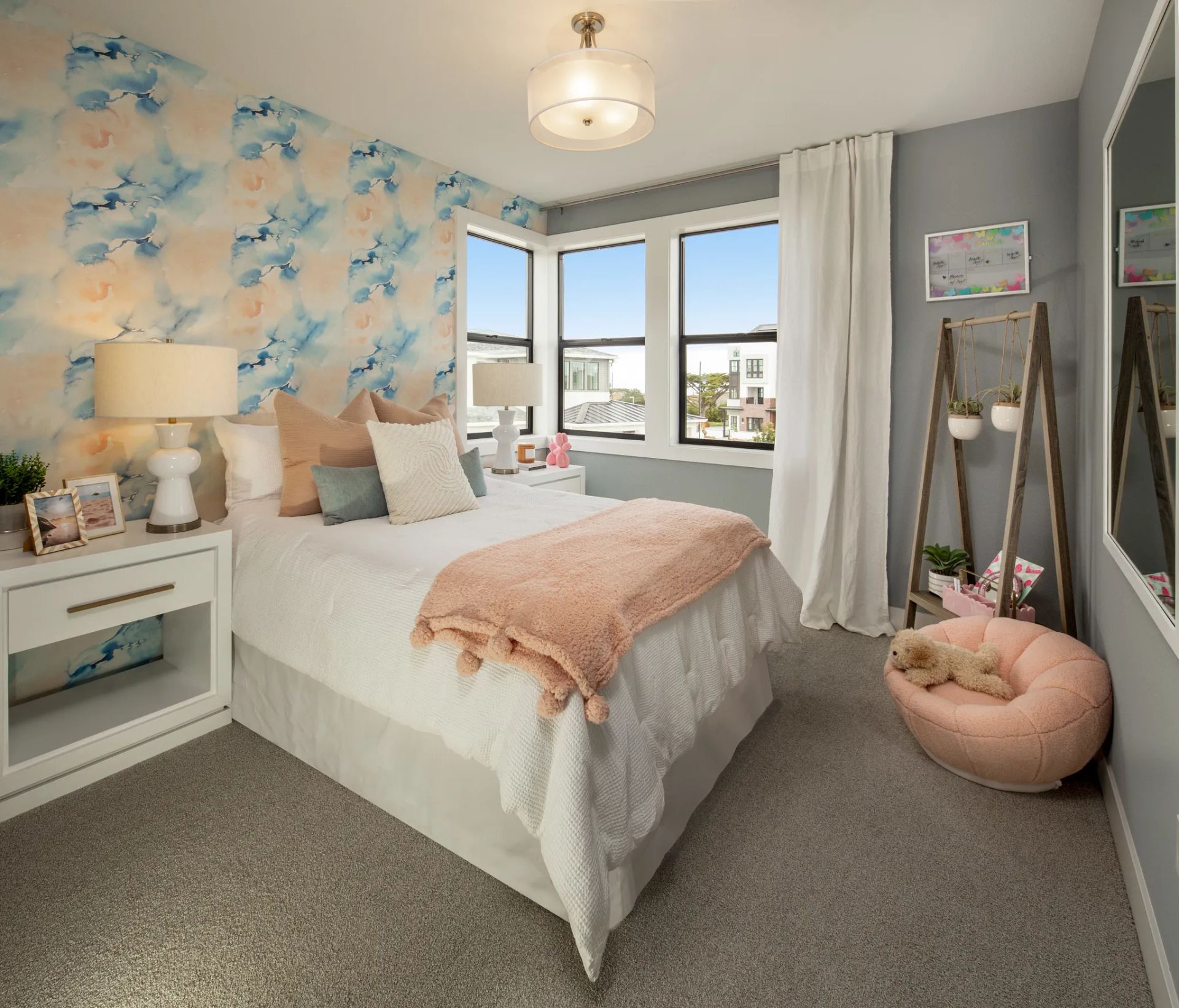 Bay House Plan 3 Model Bedroom