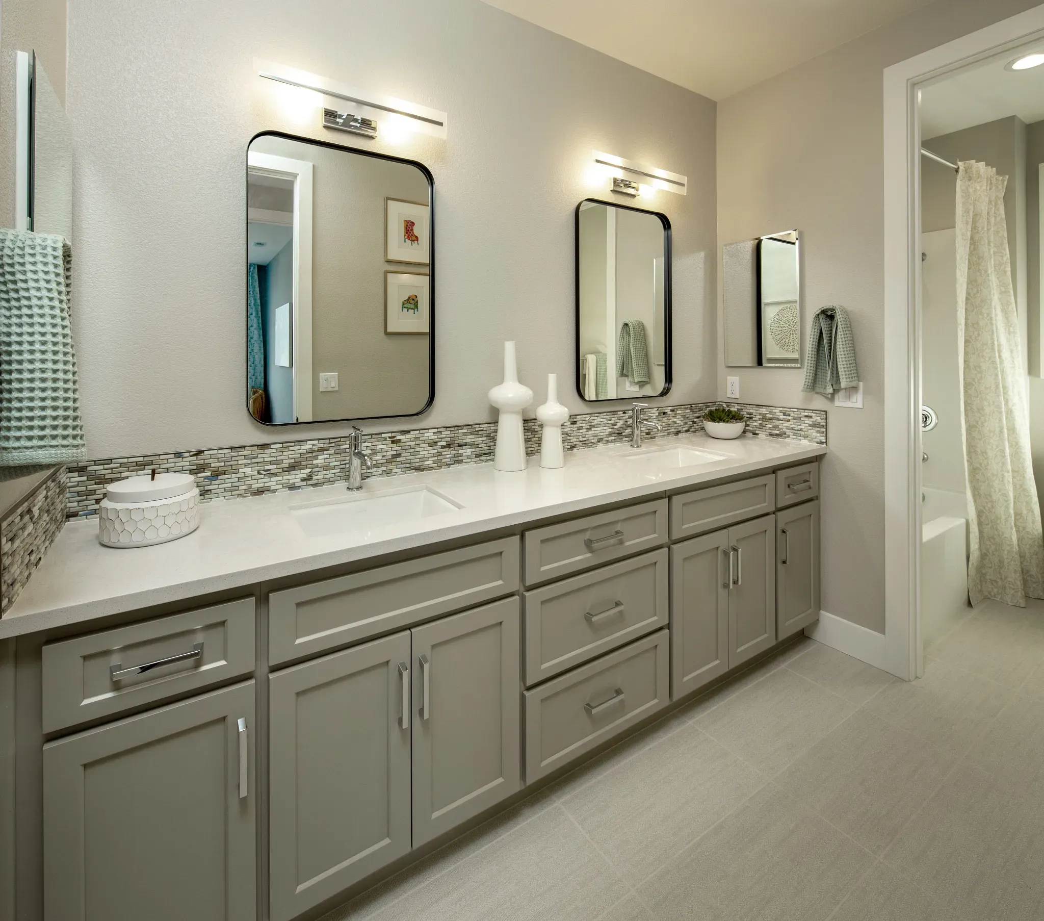 Bay House Plan 3 Model Bathroom
