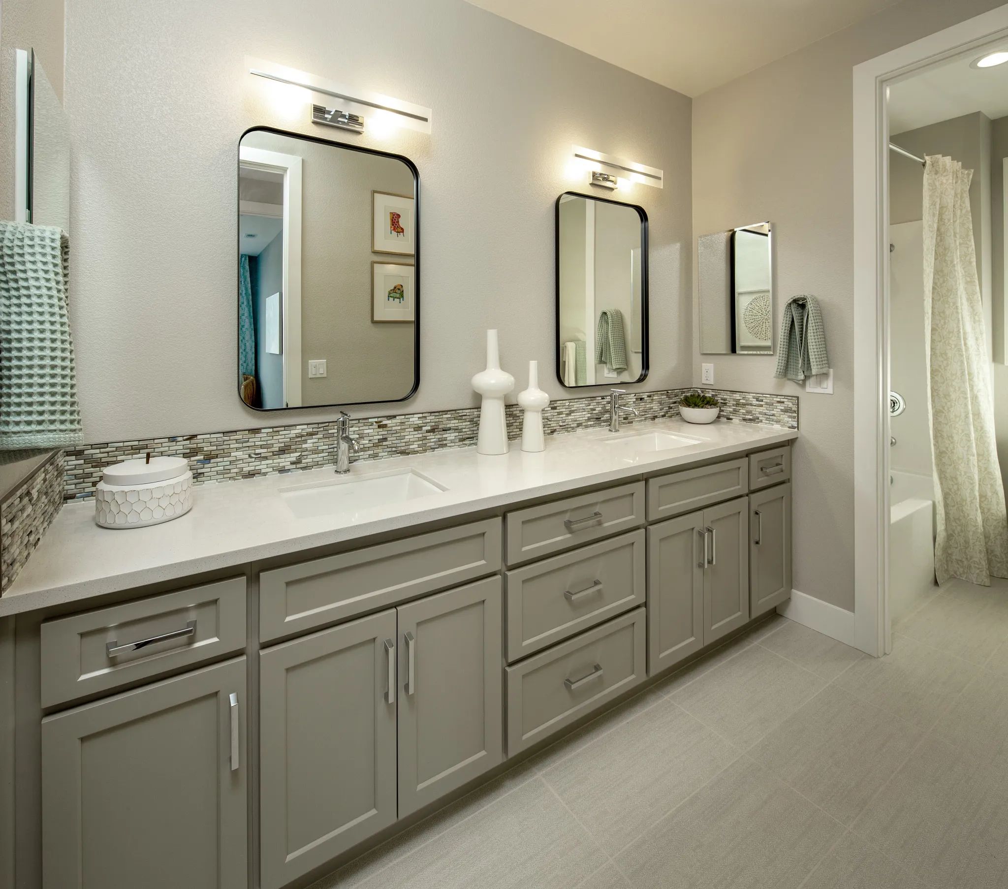 Bay House Plan 3 Model Bathroom