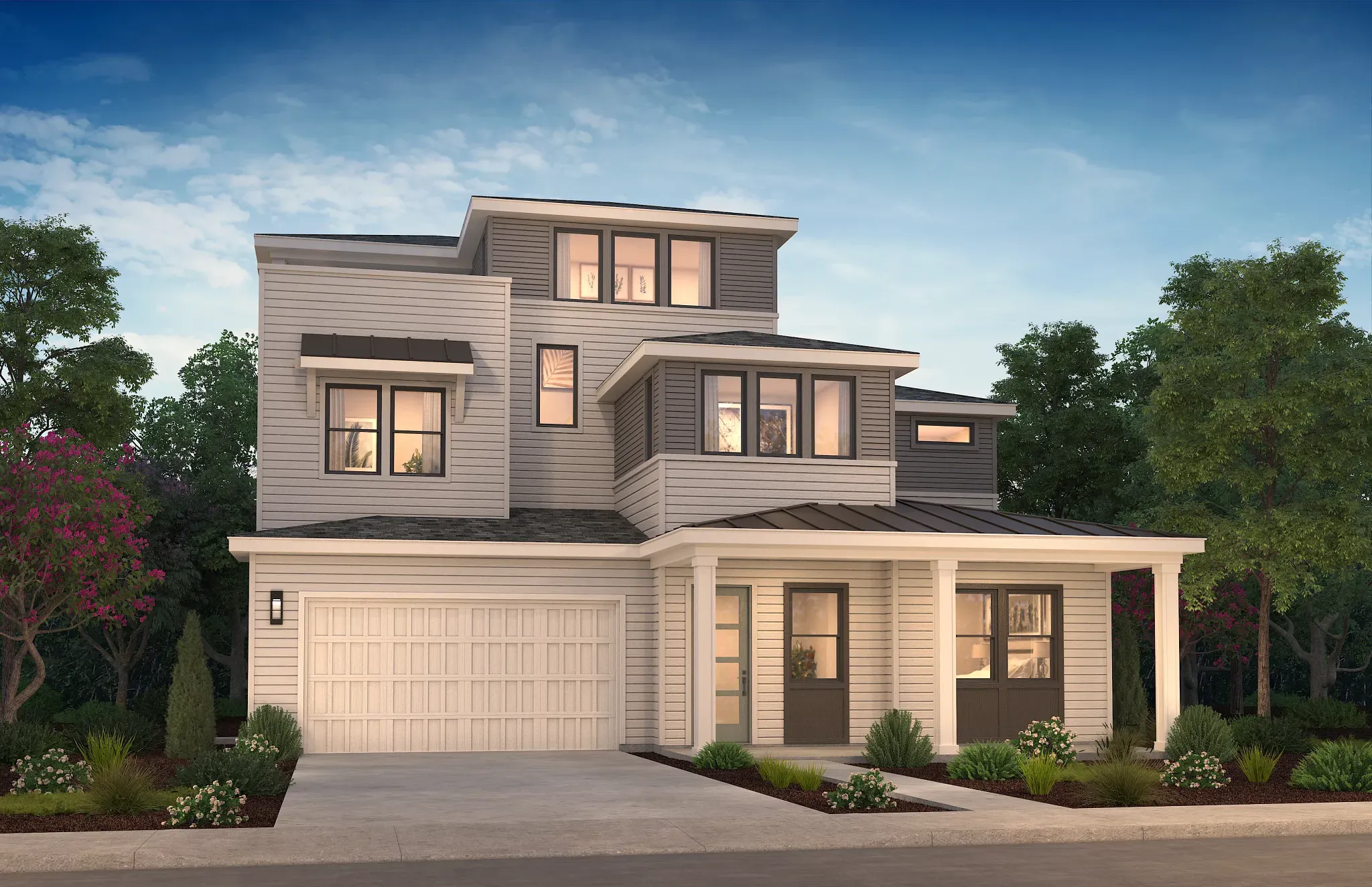 Sky House Plan 2X Elevation B