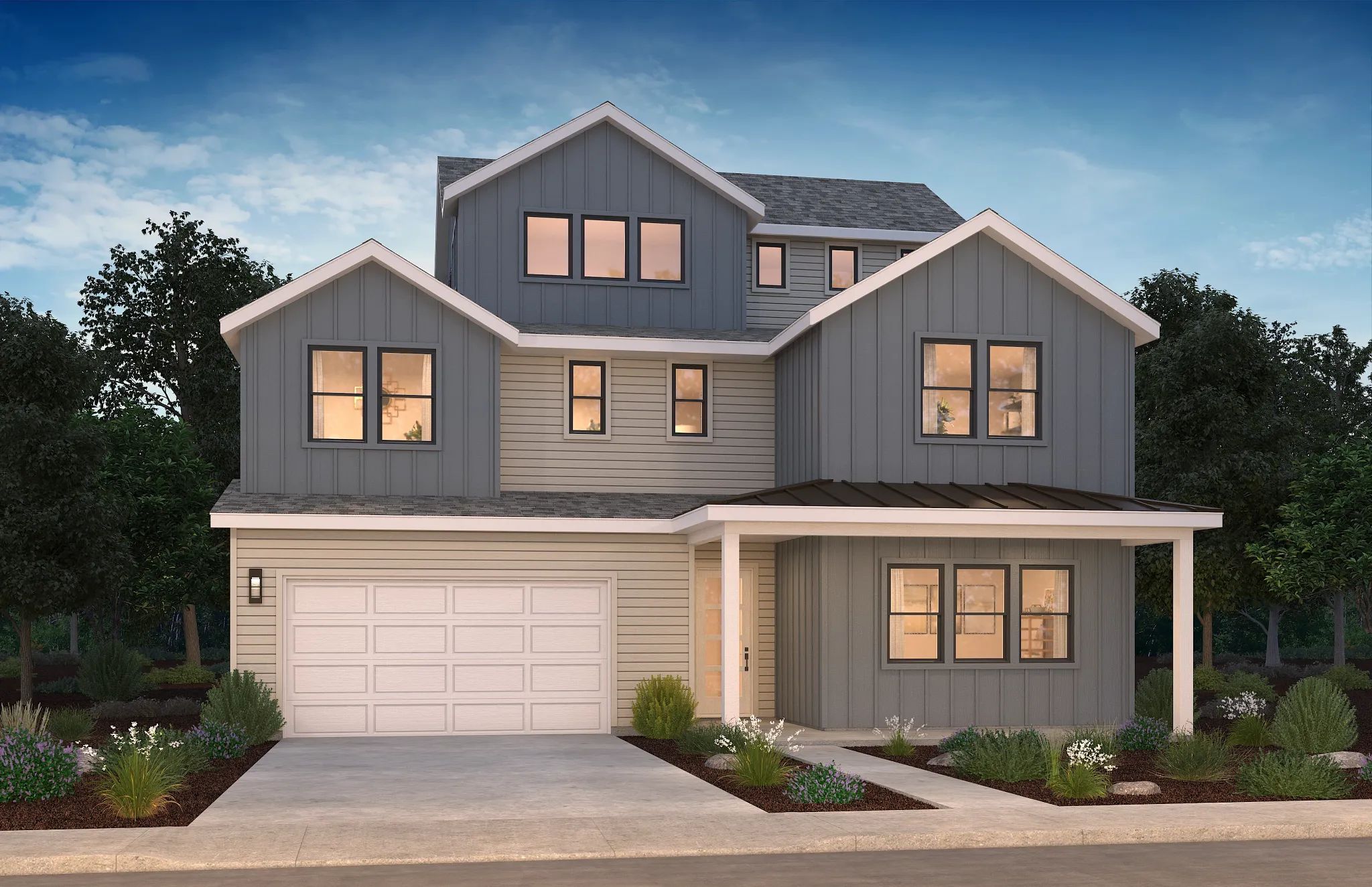 Sky House Plan 3X Elevation A
