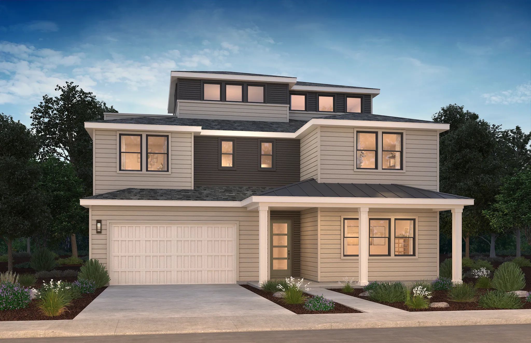 Sky House Plan 3X Elevation B