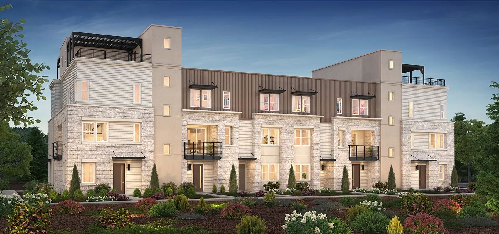 Serenity 8-Plex Building with Plan 2