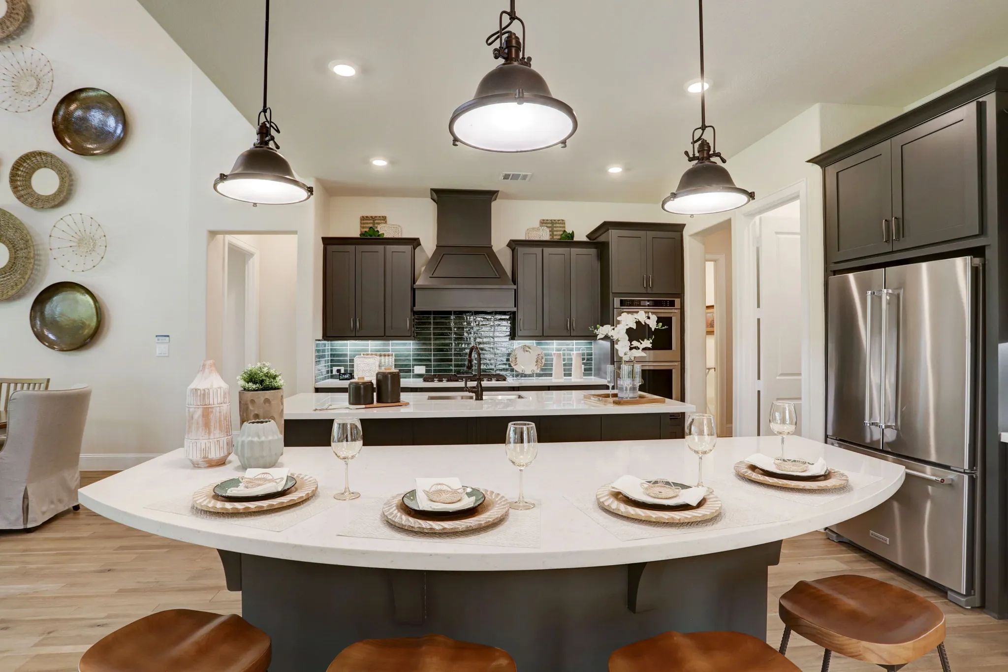 Plan 5051 kitchen - staged