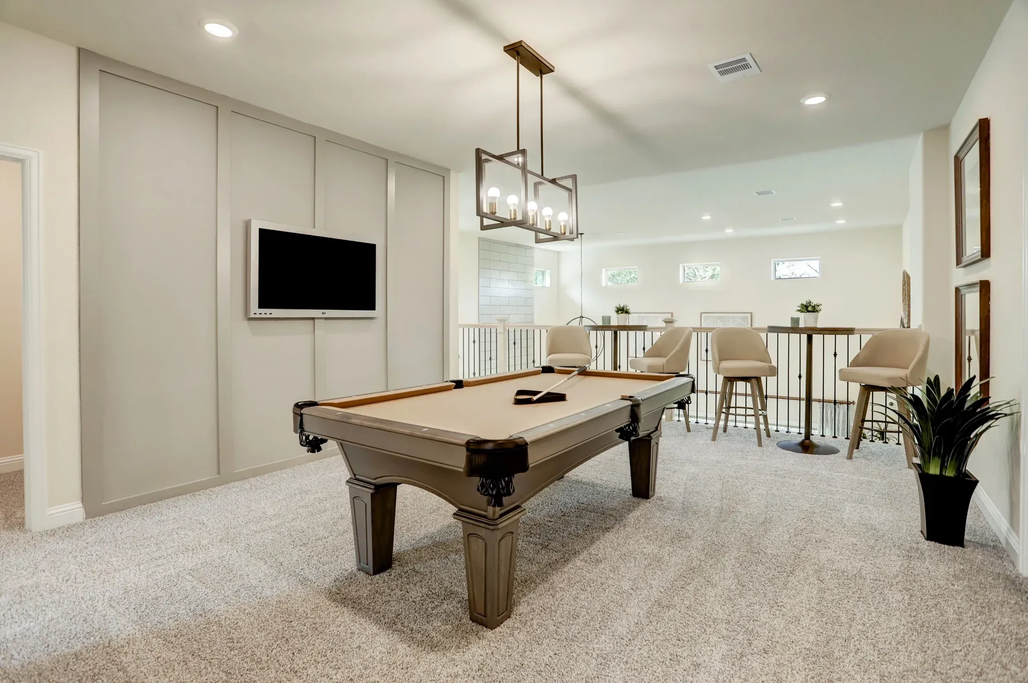 Plan 5051 game room - staged
