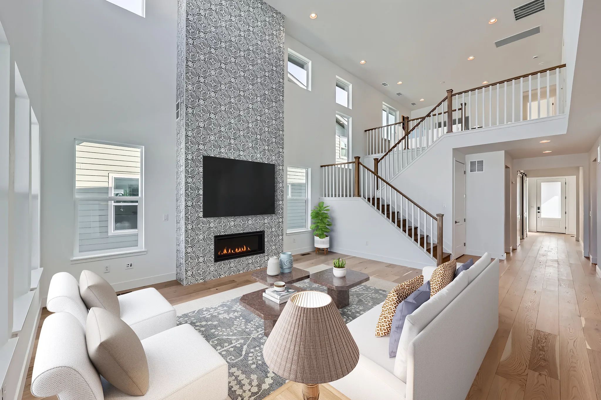 Adelyn Great Room - Virtually Staged