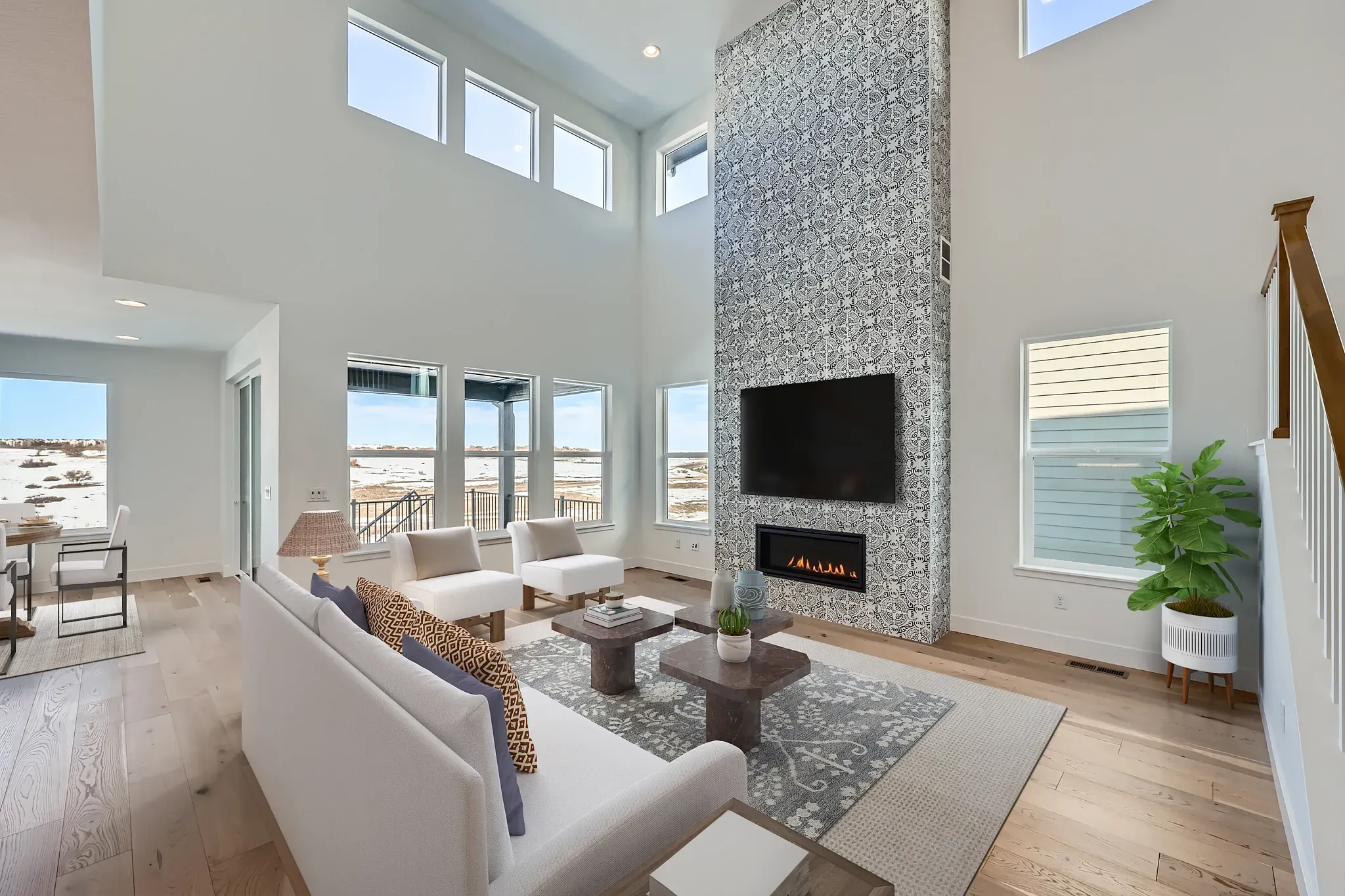 Adelyn Great Room - Virtually Staged