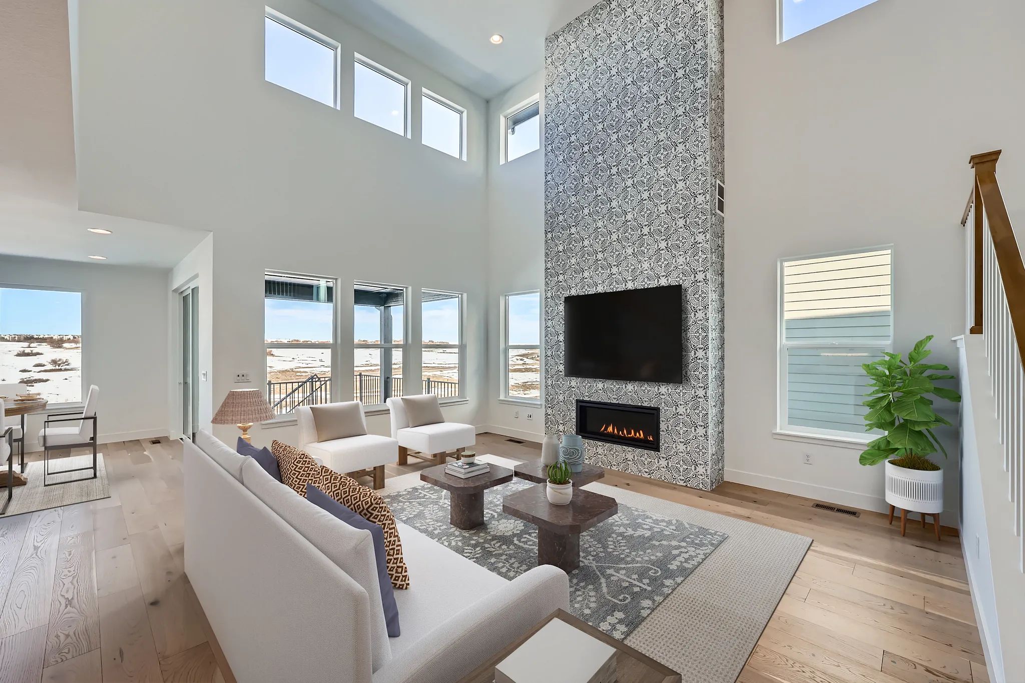 Adelyn Great Room - Virtually Staged