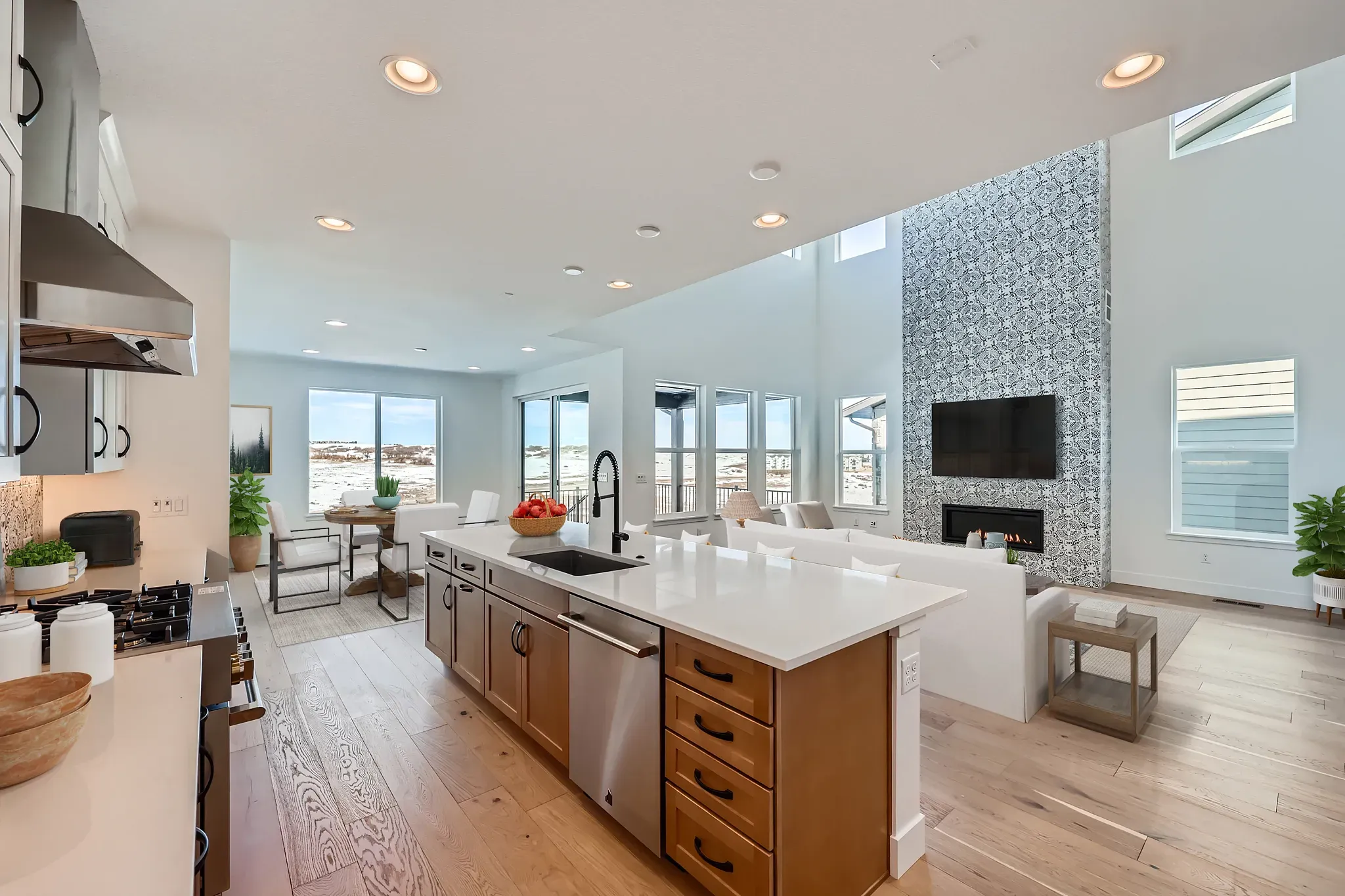 Adelyn Kitchen, Great Room + Dining - Virtually St