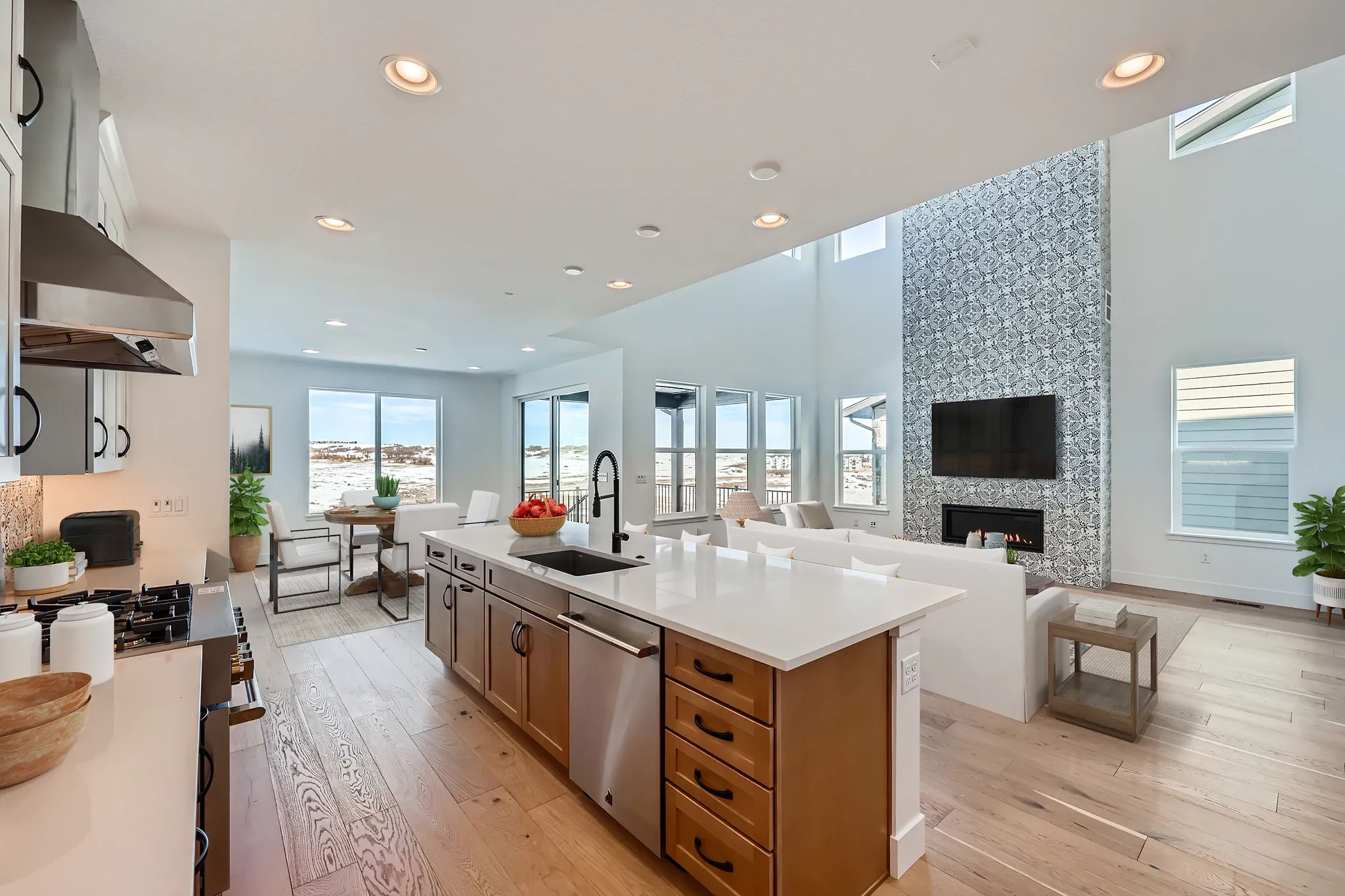 Adelyn Kitchen, Great Room + Dining - Virtually St