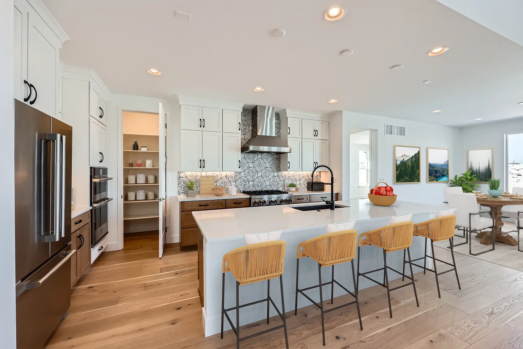 Adelyn Kitchen + Dining - Virtually Staged