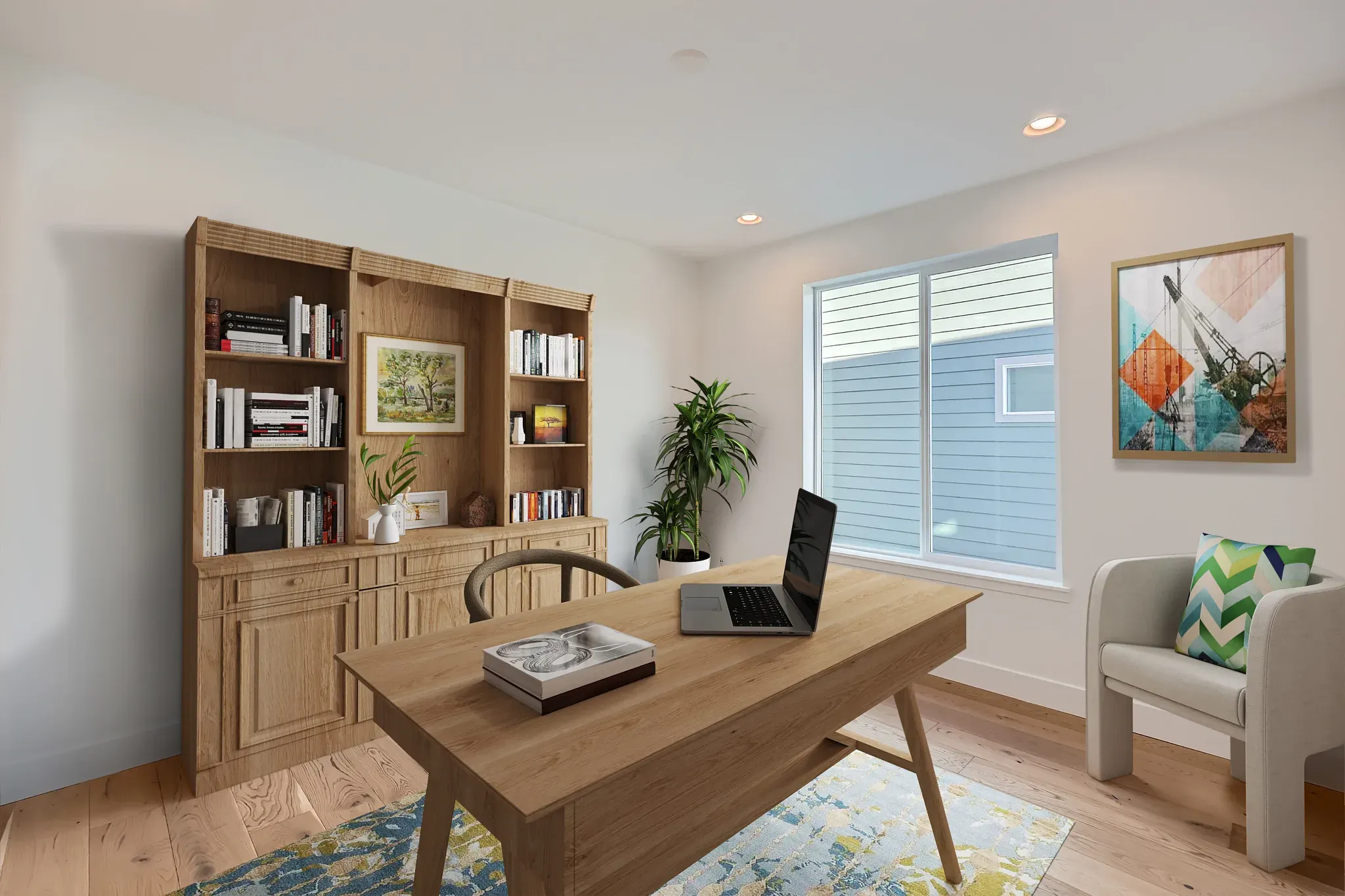 Adelyn Study - Virtually Staged