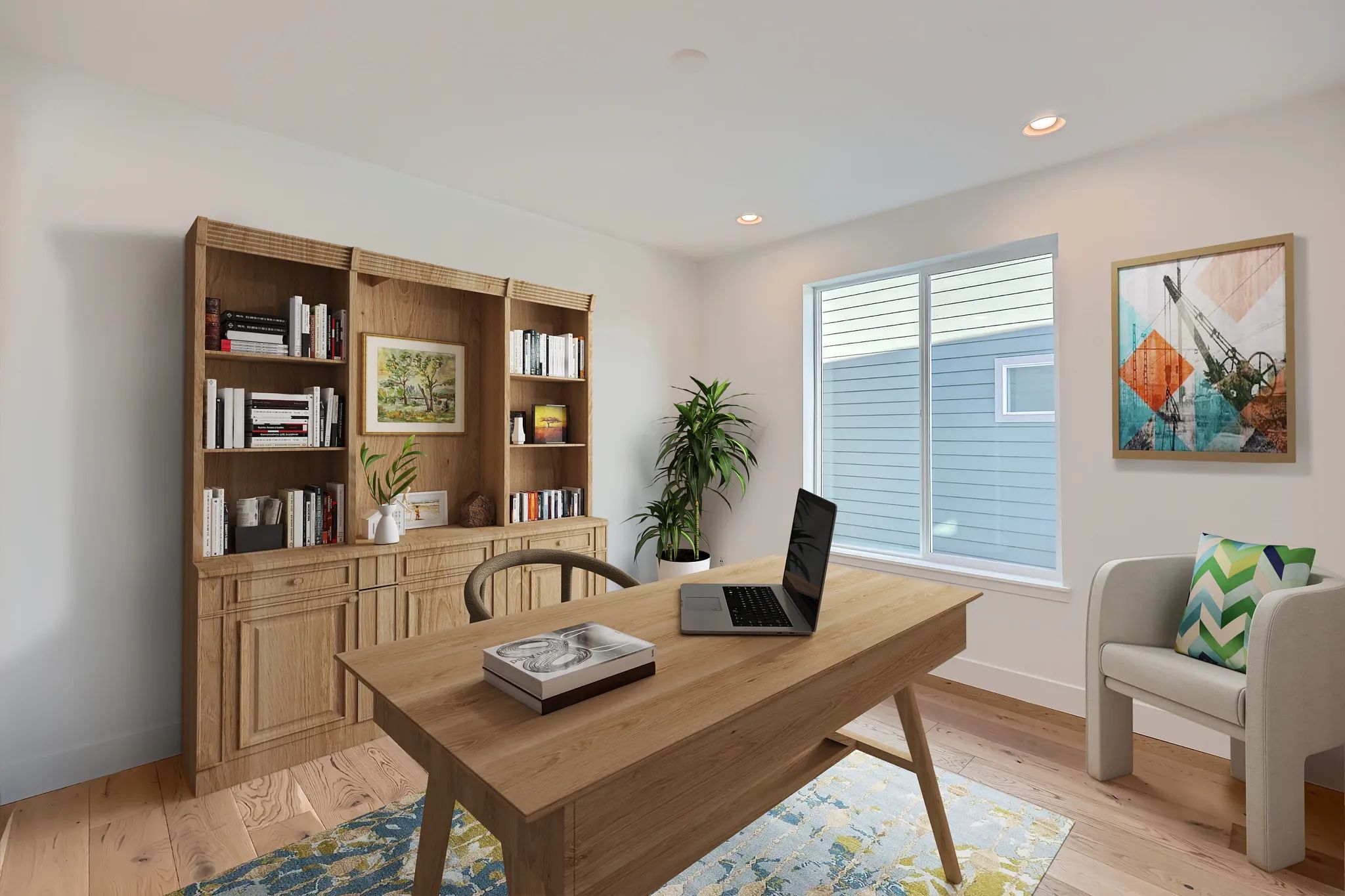 Adelyn Study - Virtually Staged