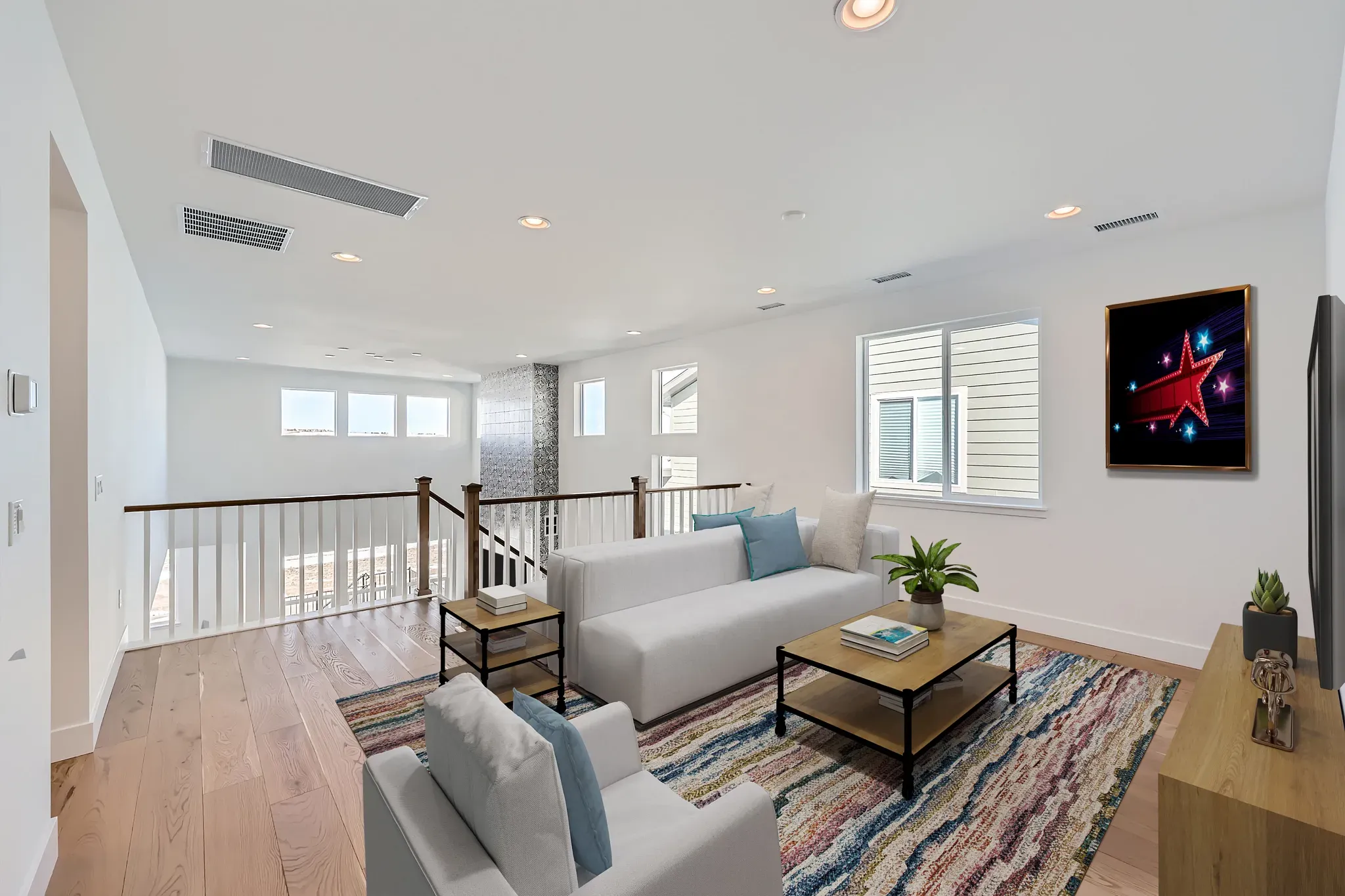 Adelyn Loft - Virtually Staged