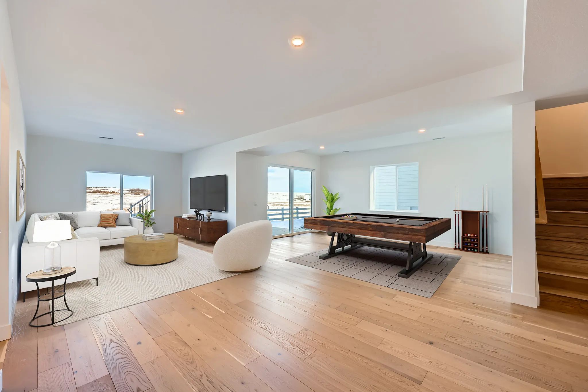 Adelyn Finished Basement Option - Virtually Staged