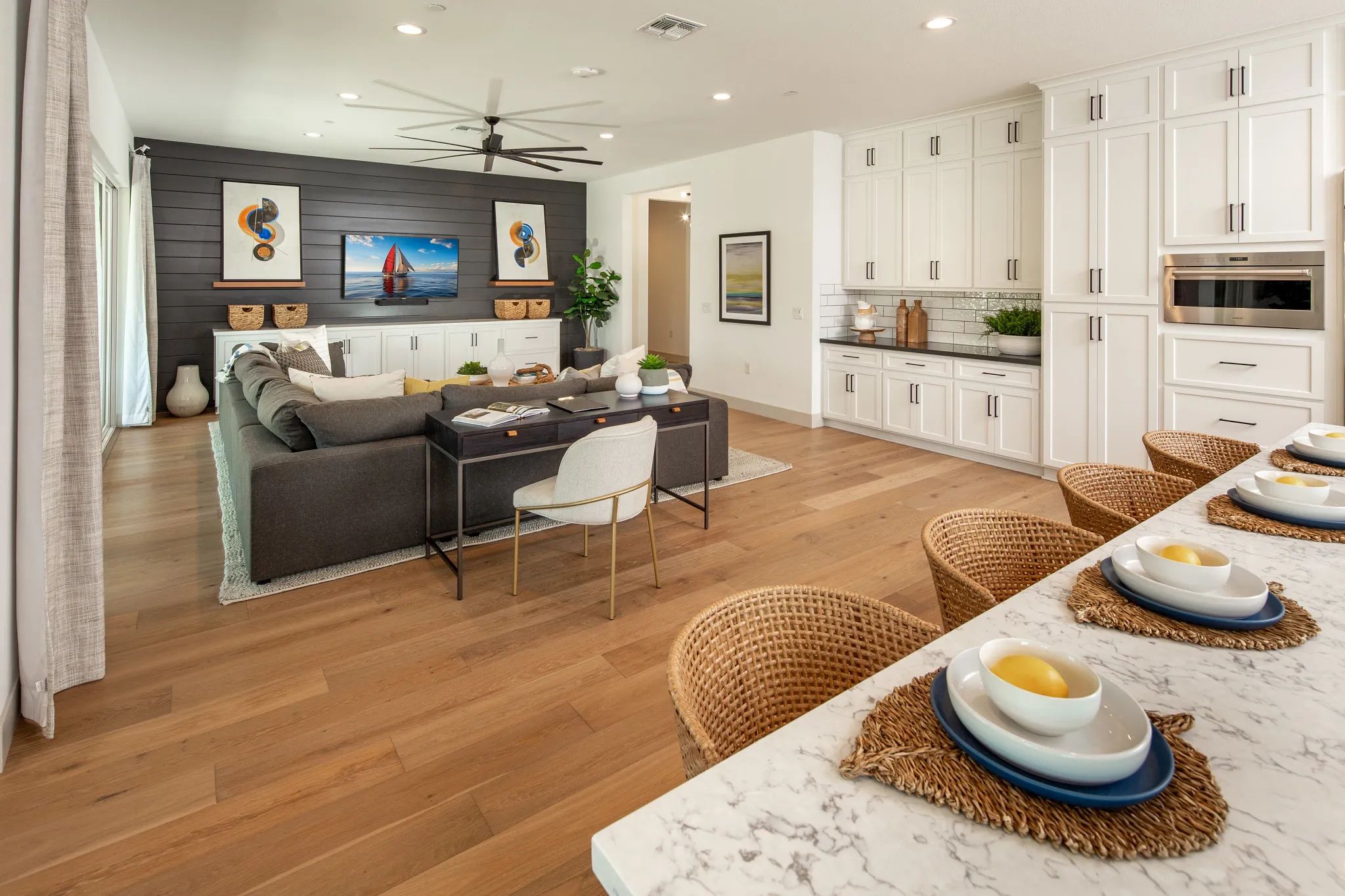 Orchard Grove Plan 1 Model Great Room