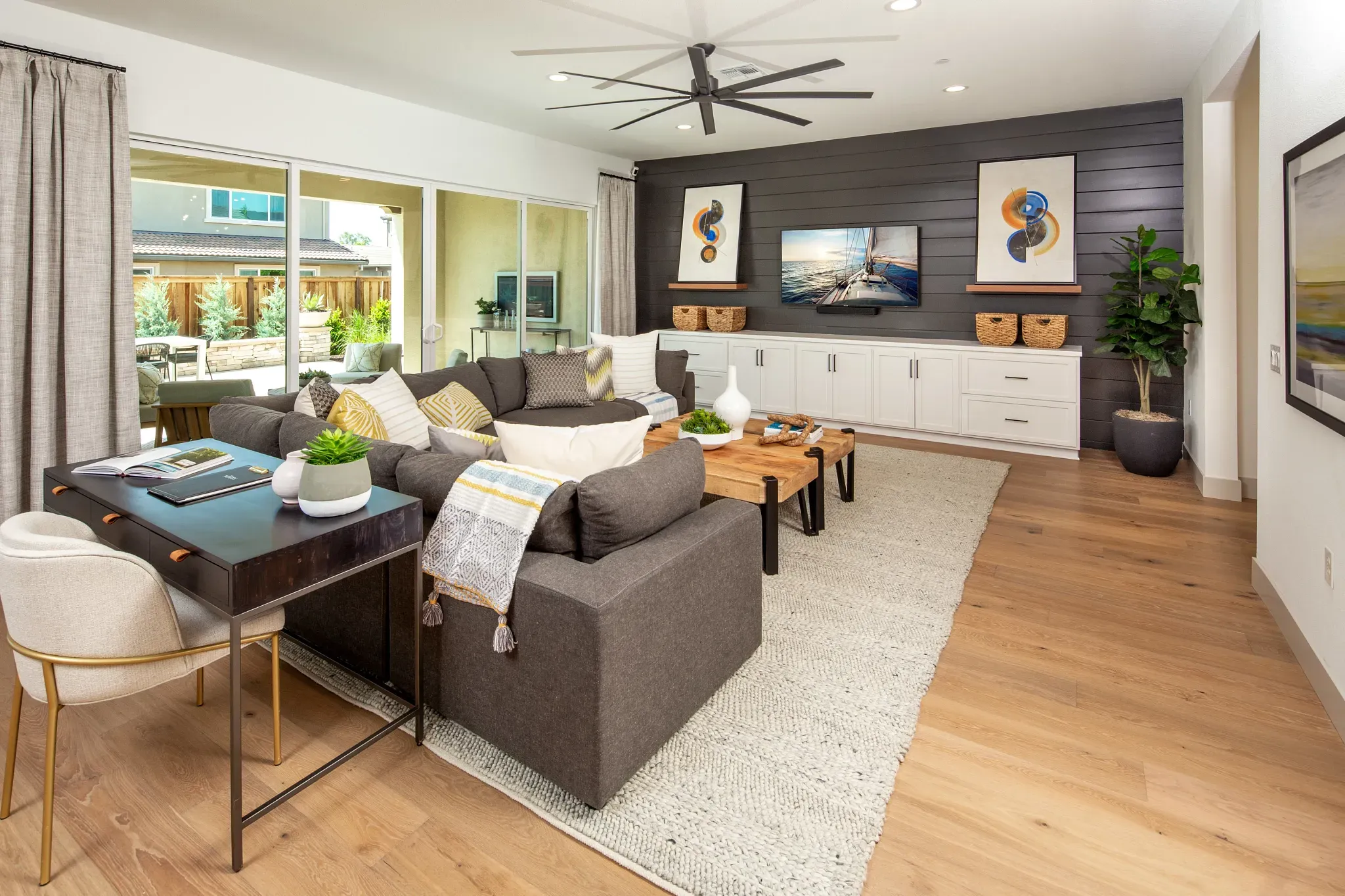Orchard Grove Plan 1 Model Great Room