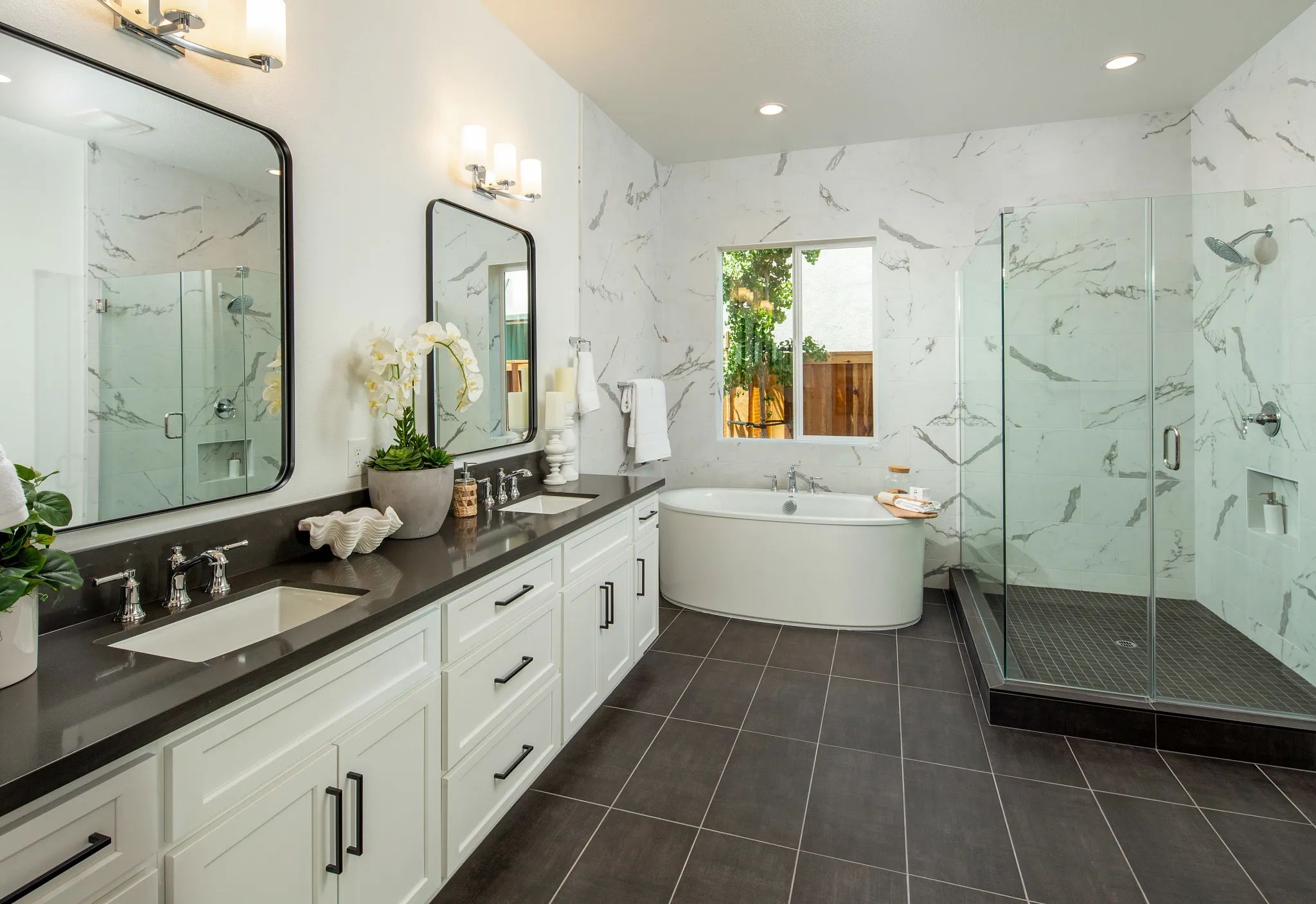 Plan 1 Model Primary Bathroom