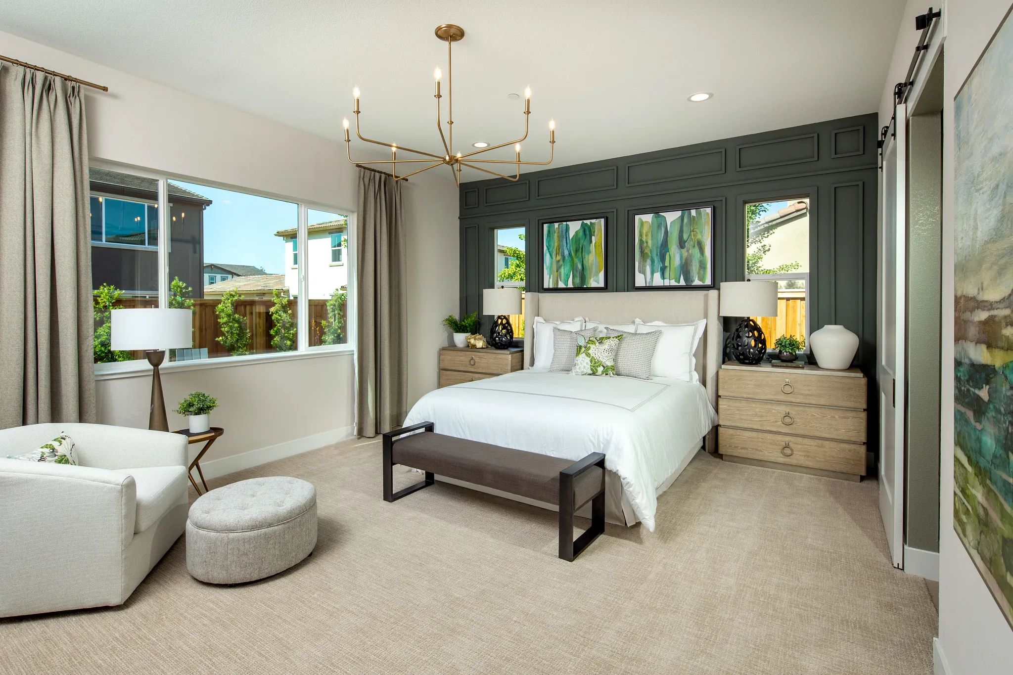 Plan 2 Model Primary Bedroom