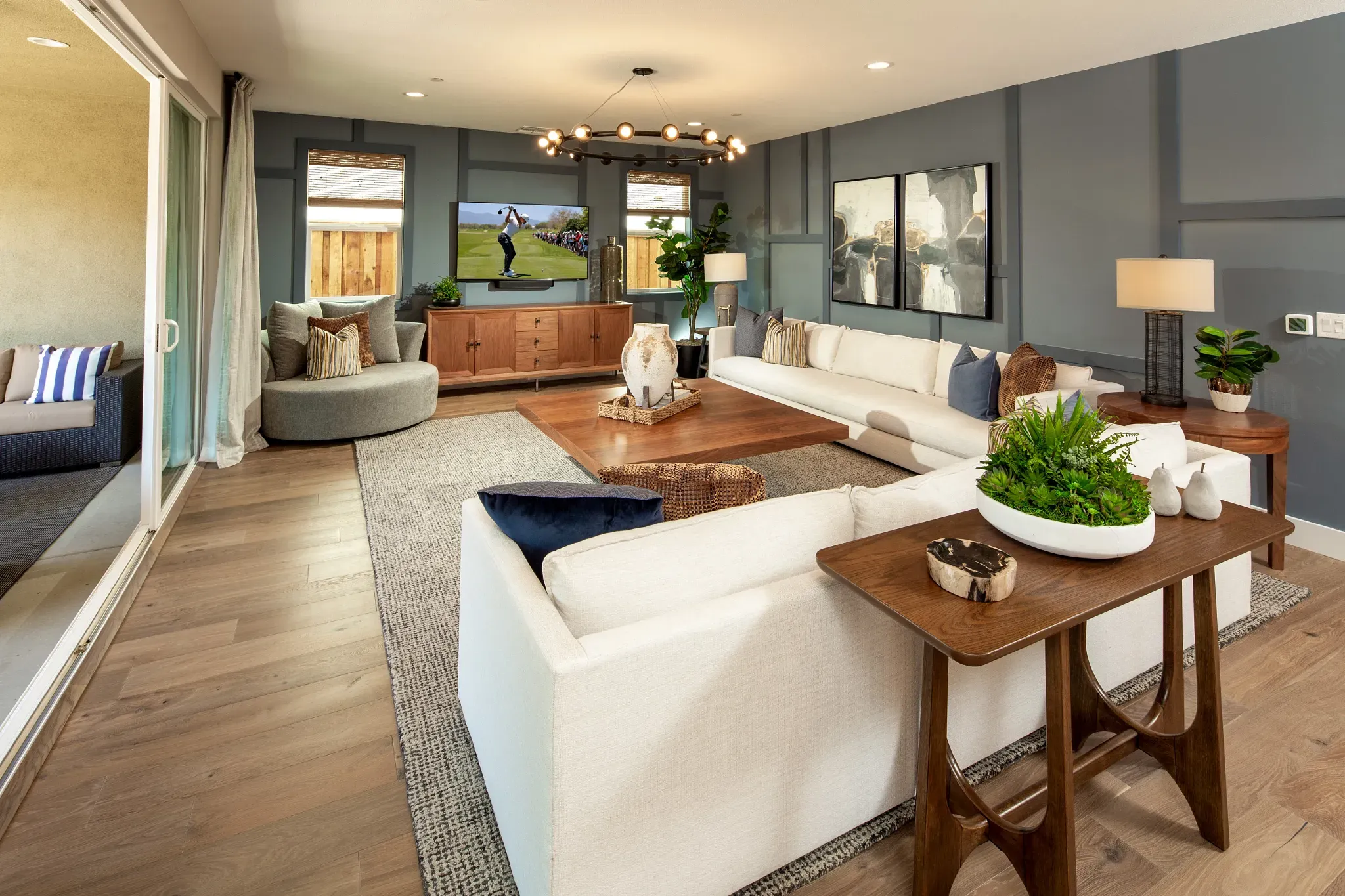 Orchard Grove Plan 3 Model Great Room