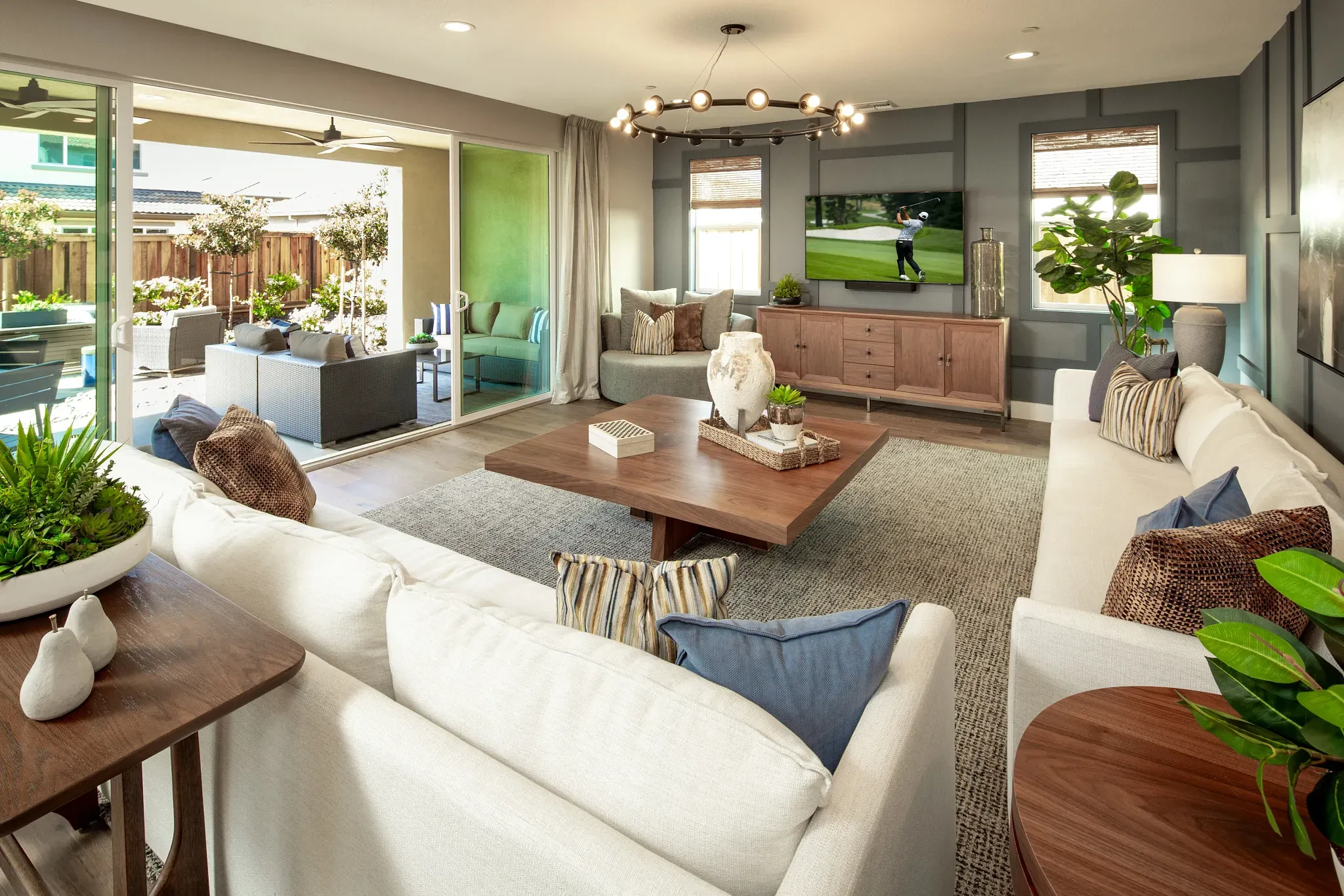 Orchard Grove Plan 3 Model Great Room