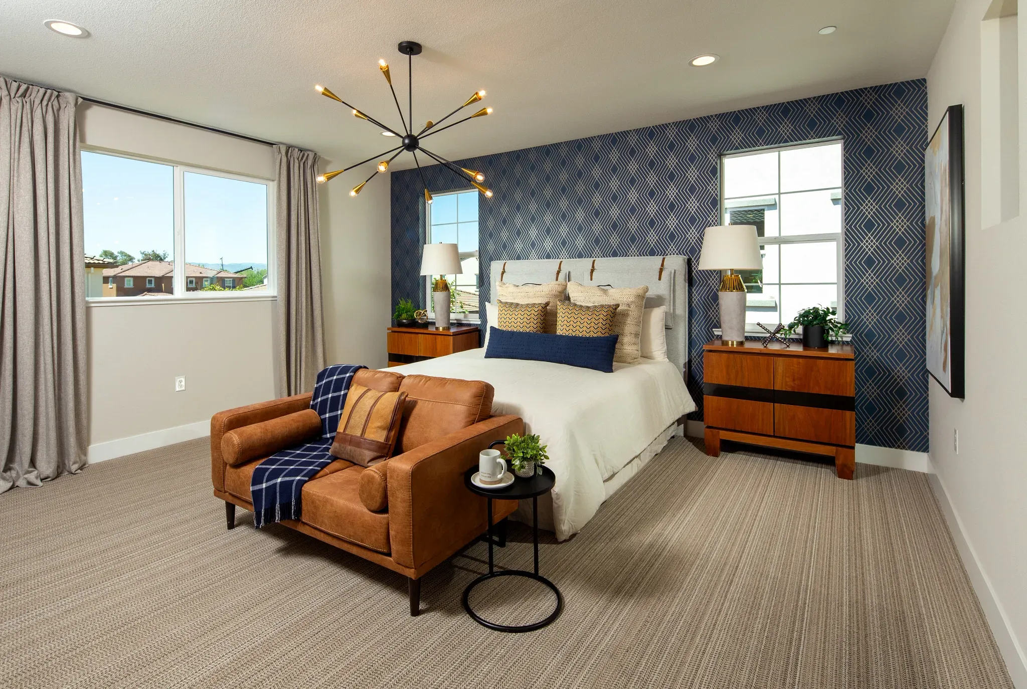 Plan 3 Model Primary Bedroom
